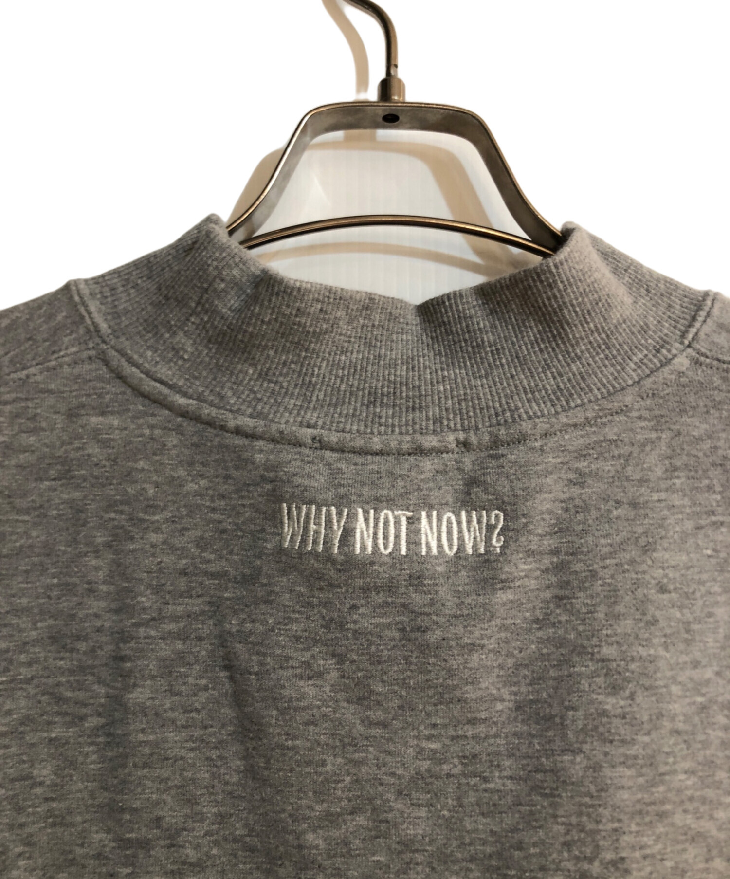 Chaos WHYNOTNOW？カオス　ウィットロングTシャツ チャコールグレー 中古・古着通販】CHAOS (カオス) why not now? リノスモックプル