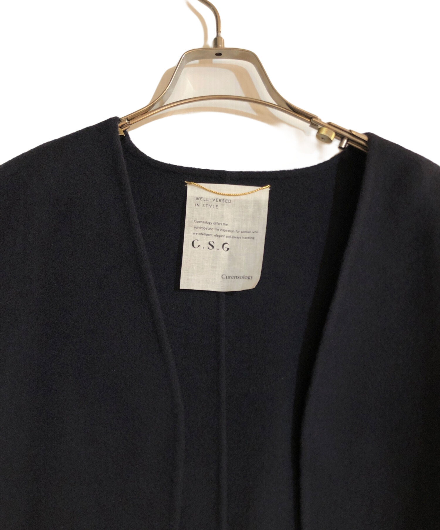 最終値下げ！Curensology/「C.S.G」カシミヤショートコート 中古・古着通販】Curensology (カレンソロジー) カシミヤショート