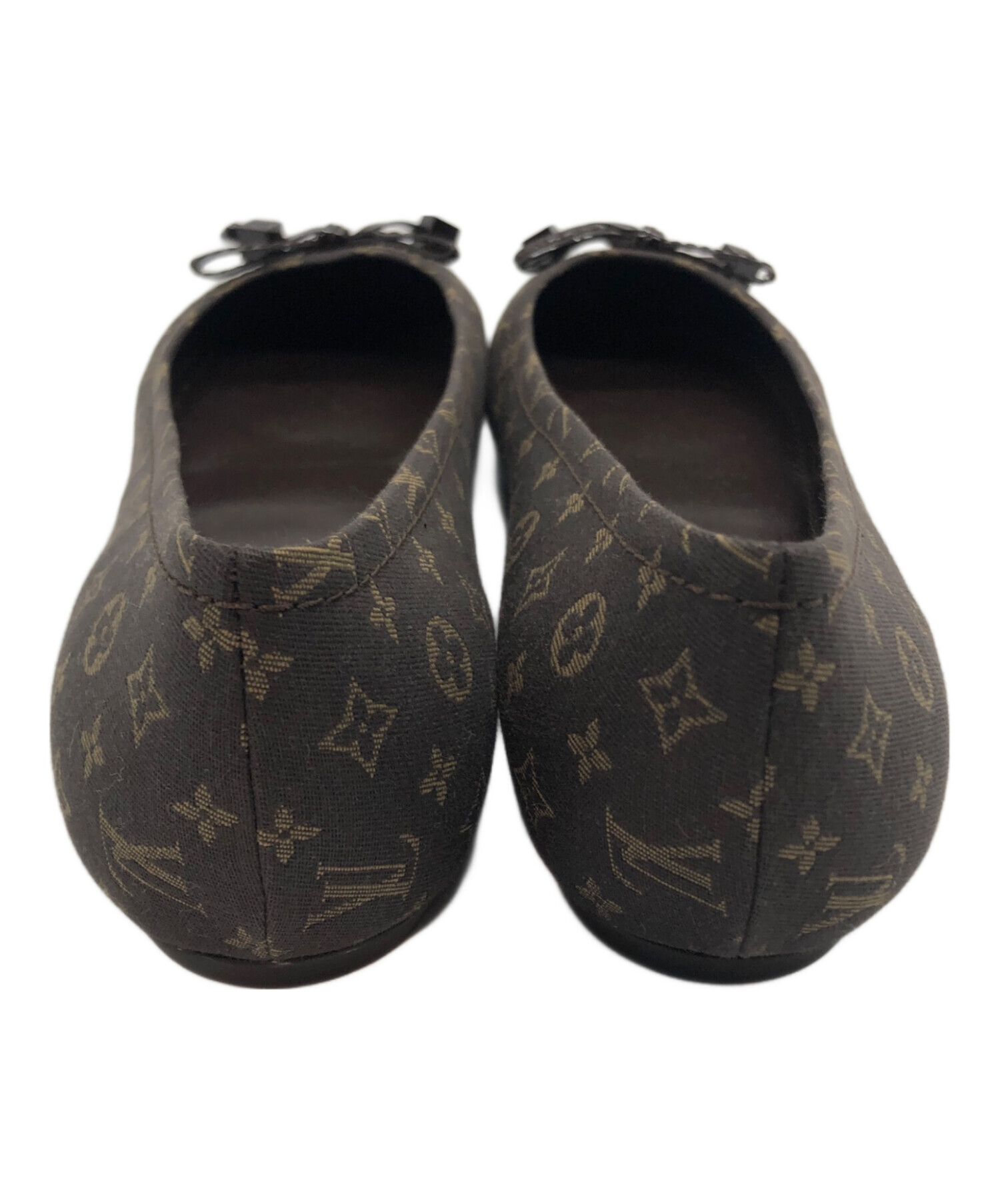 LOUIS VUITTON　ルイヴィトン　モノグラム　リボン　バレエシューズ 中古・古着通販】LOUIS VUITTON (ルイ ヴィトン) モノグラムミニラン