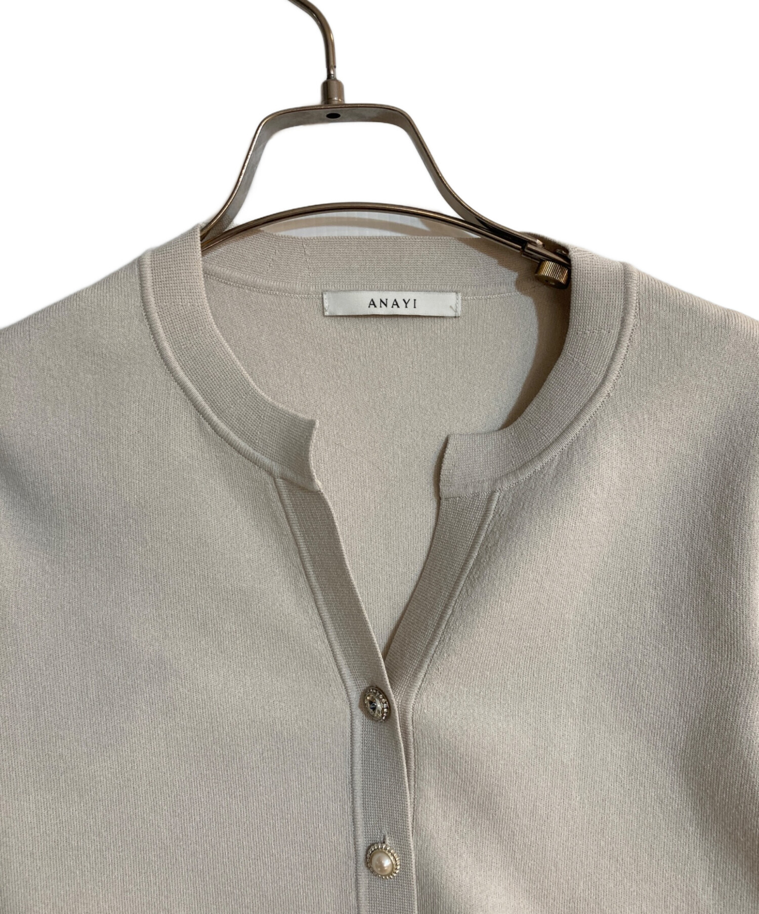 中古・古着通販】ANAYI (アナイ) コットンポリエステルビジュー