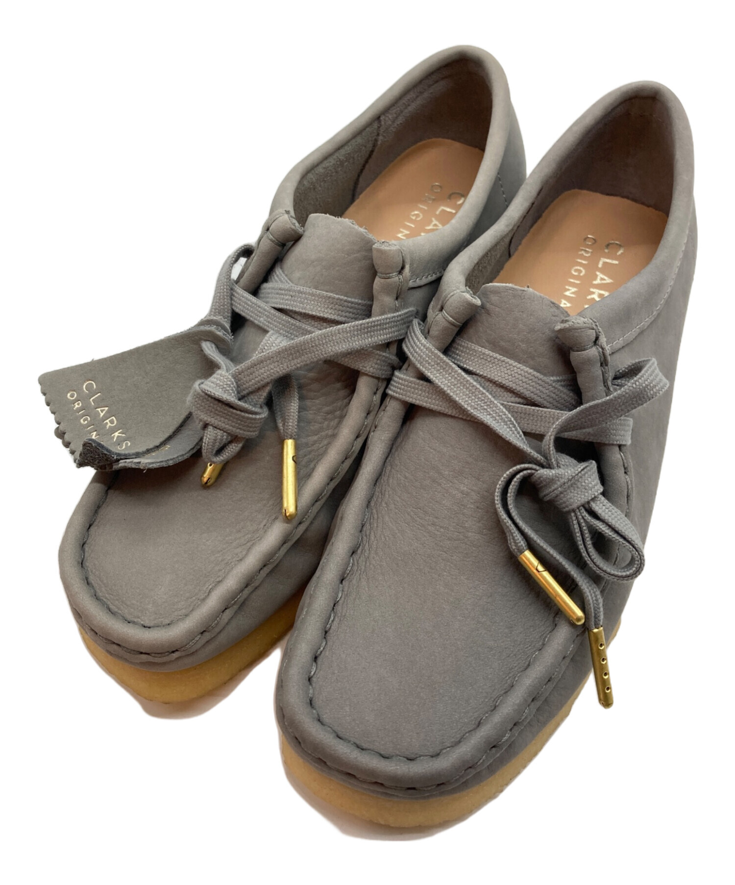 中古・古着通販】CLARKS (クラークス) Wallabee Boot グレー サイズ:23