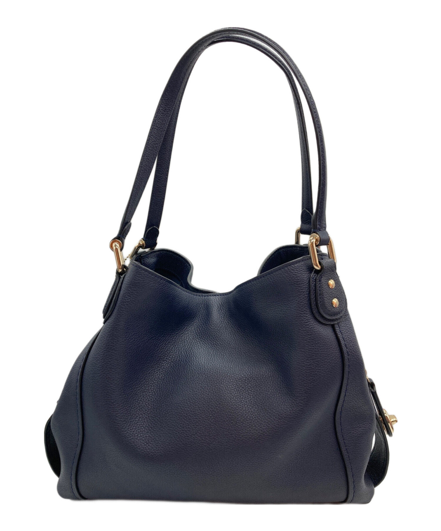 中古・古着通販】COACH (コーチ) イーディーショルダーバッグ ネイビー