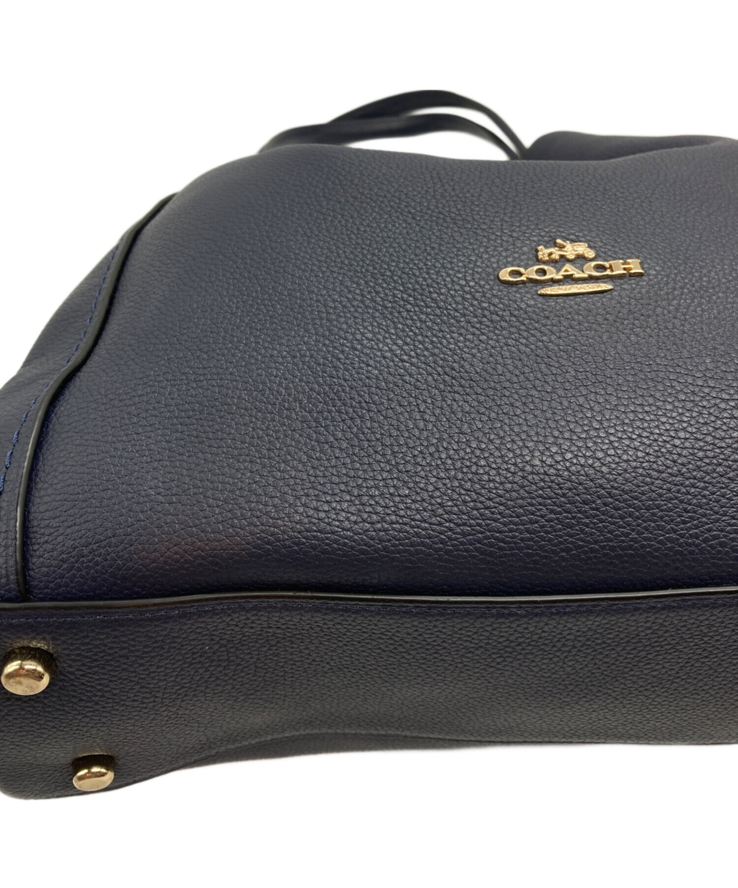 中古・古着通販】COACH (コーチ) イーディーショルダーバッグ ネイビー 