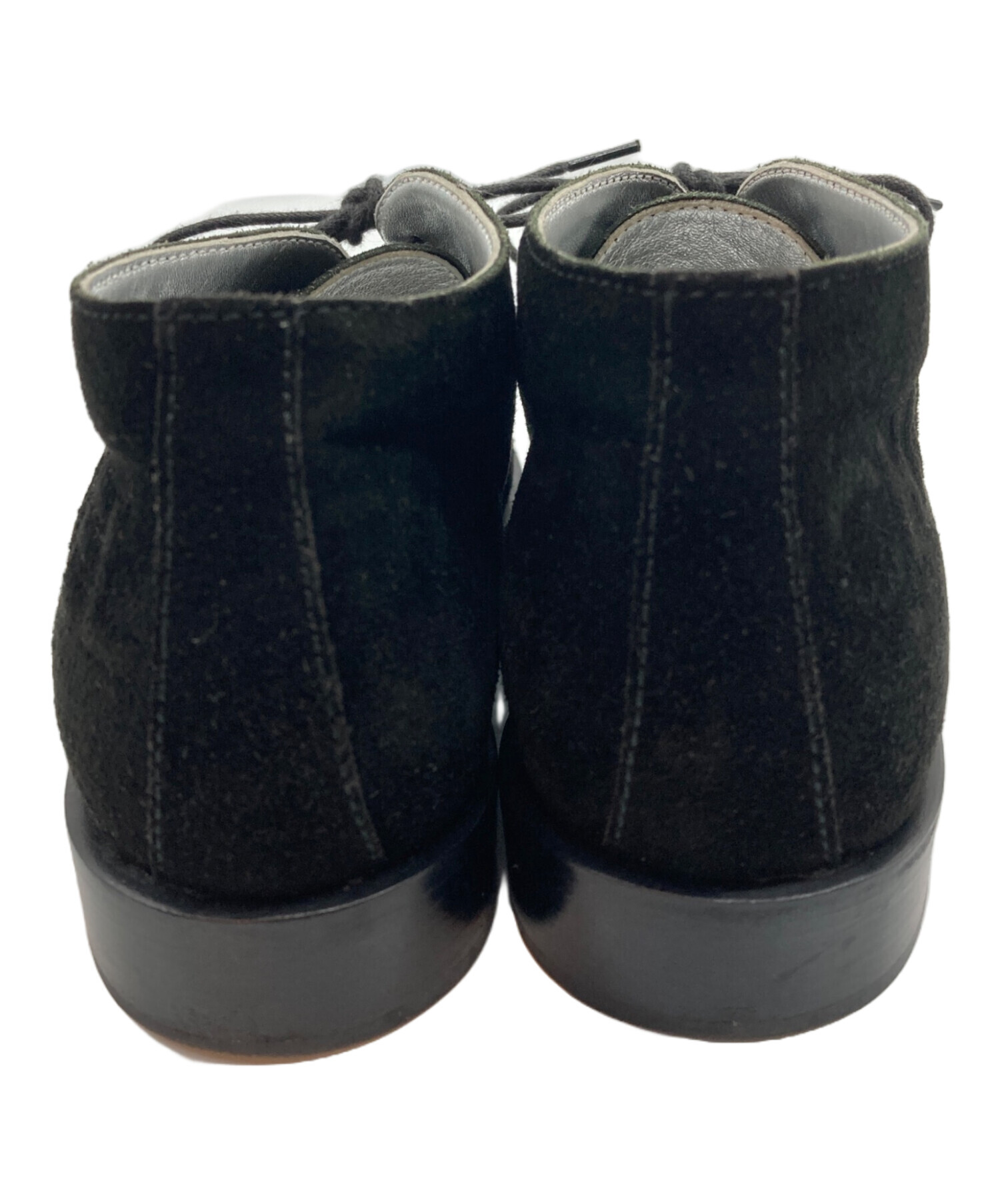 中古・古着通販】CHANEL (シャネル) ロゴスエードチャッカブーツ