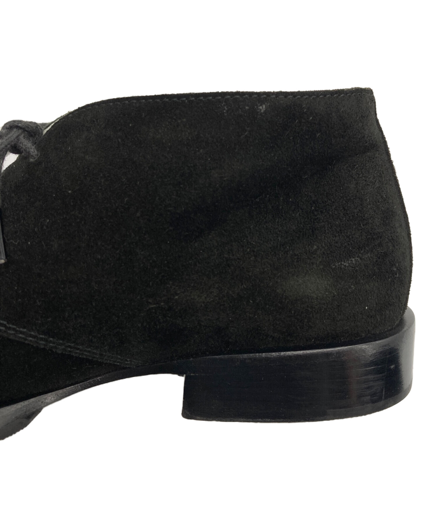 中古・古着通販】CHANEL (シャネル) ロゴスエードチャッカブーツ