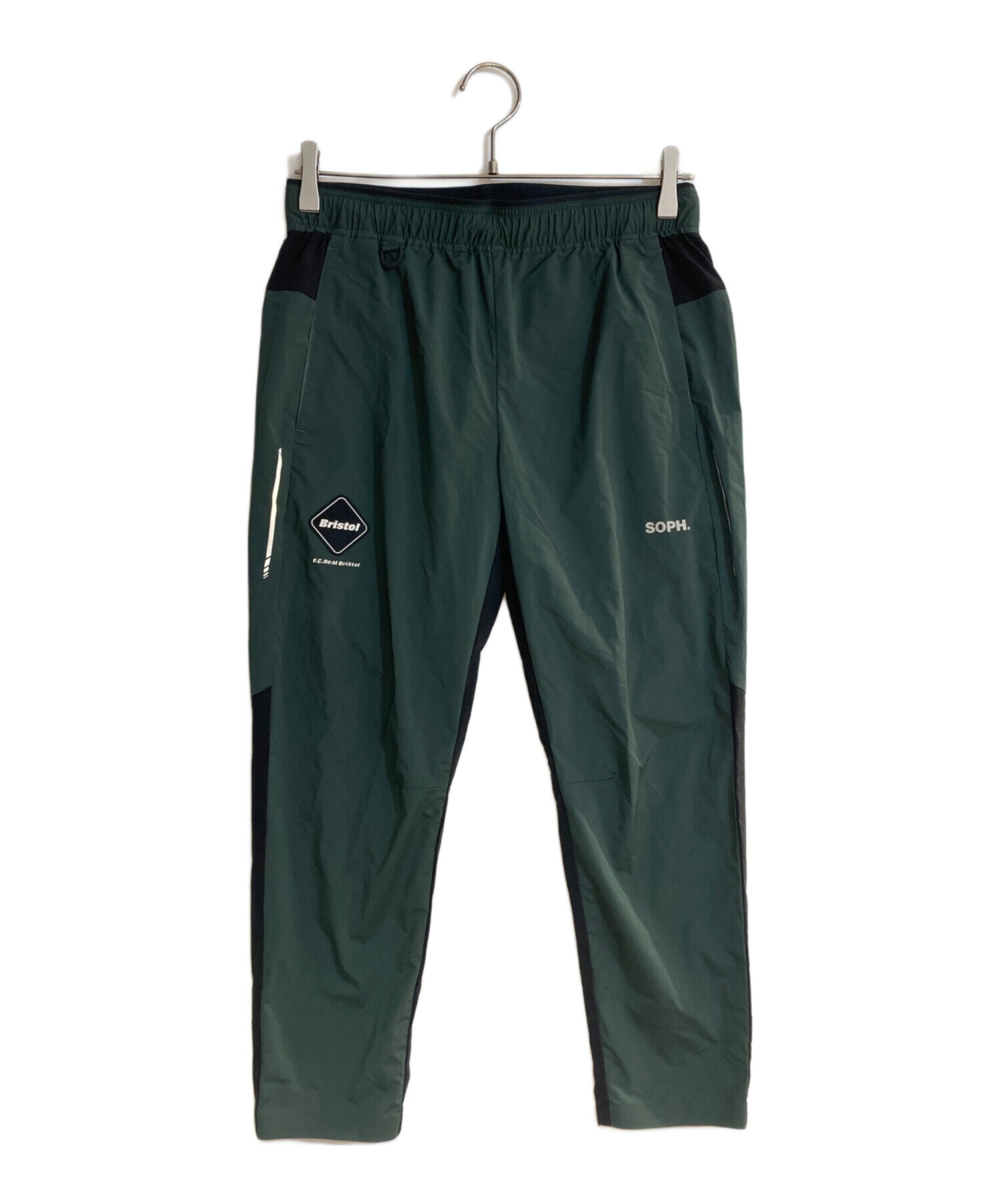 FCRB BREATHABLE TRAIL PANTS グリーン サイズL 中古・古着通販】F.C.R.B. (エフシーレアルブリストル) BREATHABLE