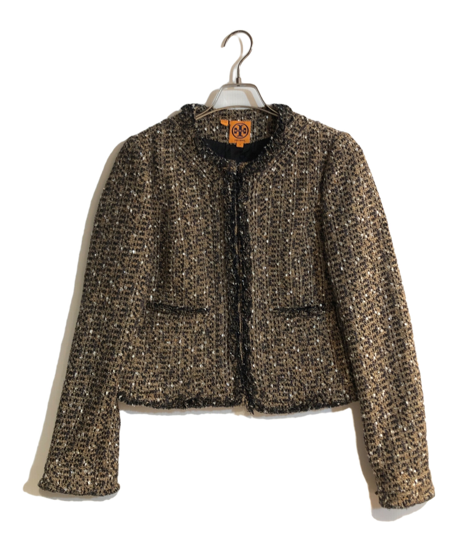 トリーバーチ　ツイードジャケット 中古・古着通販】TORY BURCH (トリーバーチ) ツイードジャケット