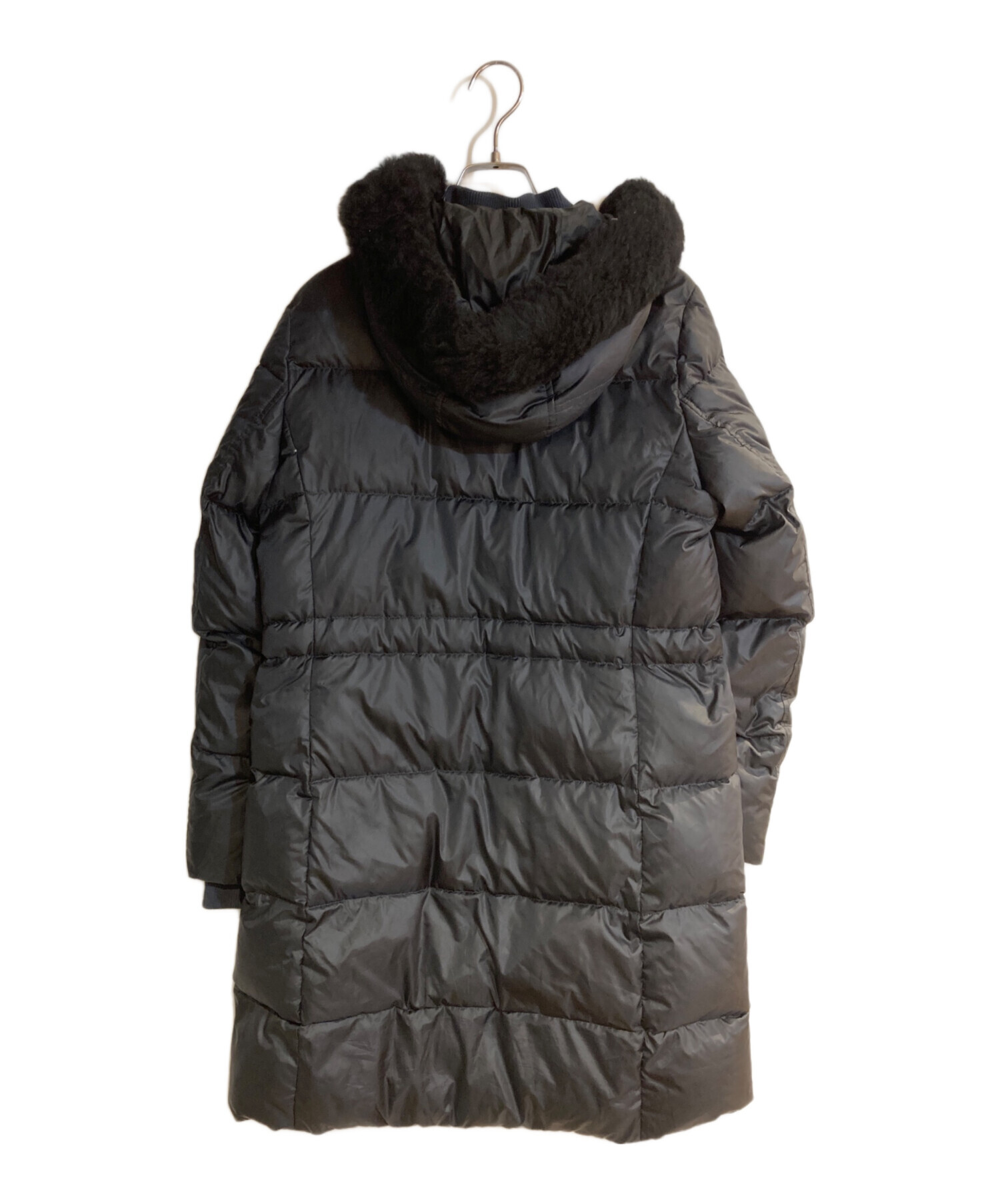 中古・古着通販】COACH (コーチ) Cロゴ ダウンコート ブラック サイズ