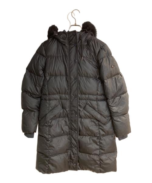 中古・古着通販】COACH (コーチ) Cロゴ ダウンコート ブラック サイズ