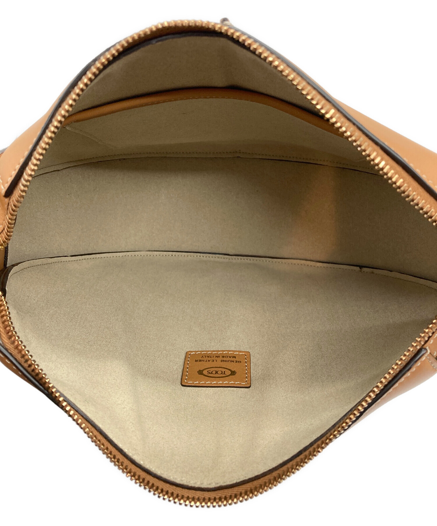中古・古着通販】TOD'S (トッズ) タイムレス ホーボーバッグ ブラウン