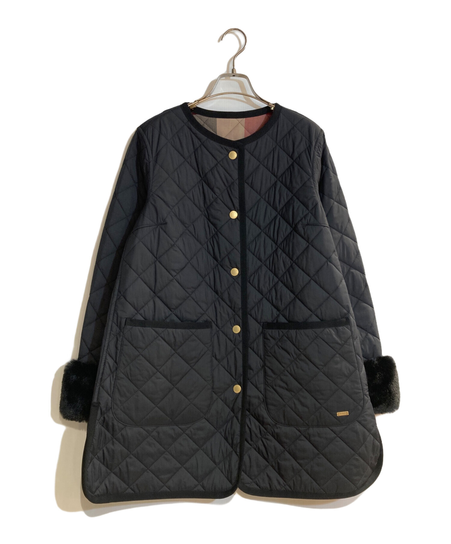 ブルーレーベルクレストブリッジ リバーシブルキルティングジャケット 中古・古着通販】BLUE LABEL CRESTBRIDGE (ブルーレーベルクレスト