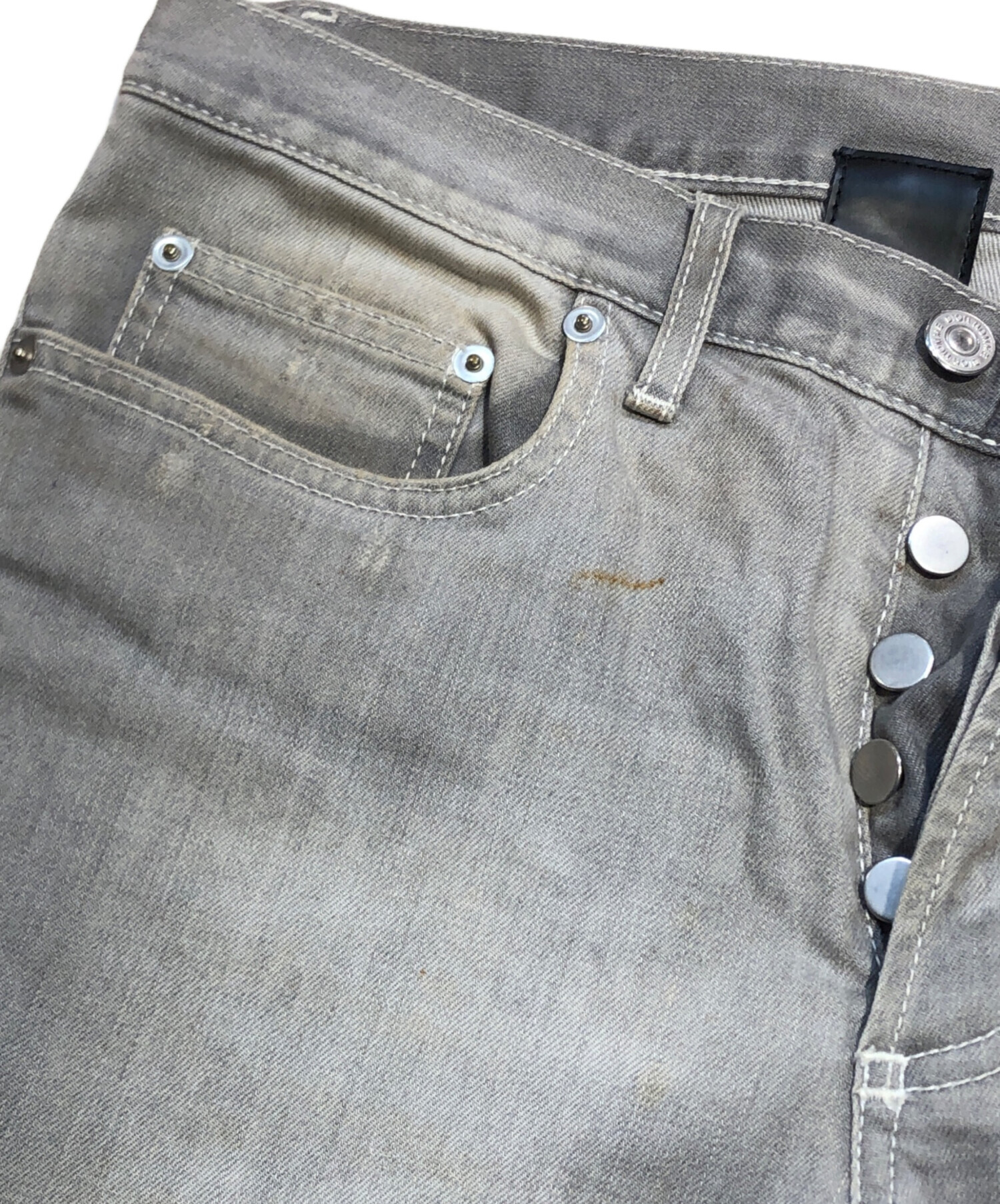Dior homme グレー スリムフィット デニム ジーンズ DIOR | スリムフィット ジーンズ コットンデニム