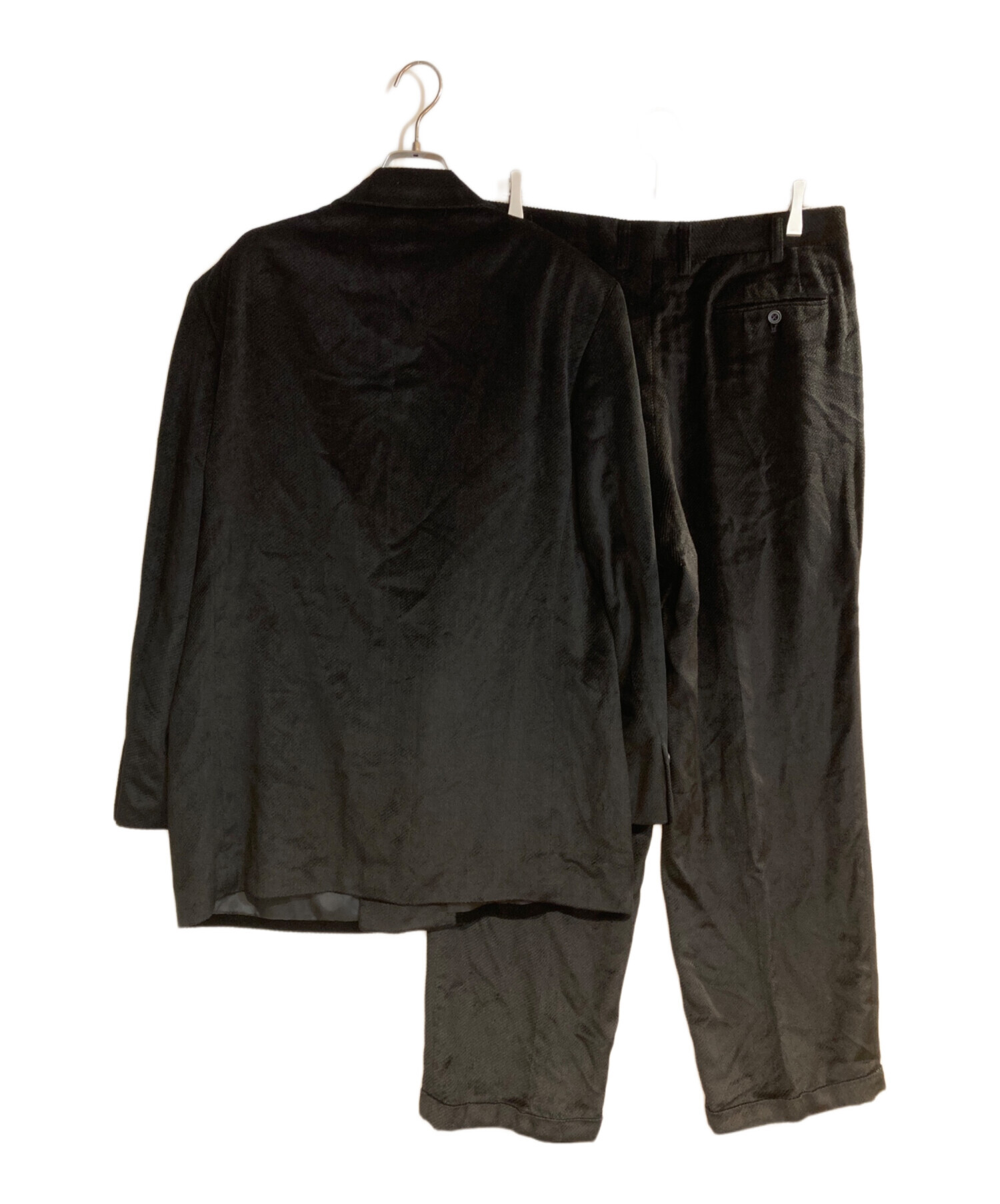 中古・古着通販】LANVIN (ランバン) ベルベットセットアップスーツ