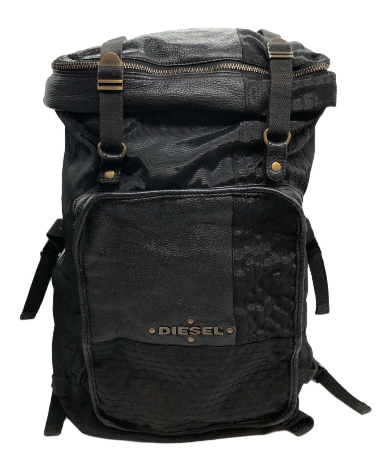 中古・古着通販】DIESEL (ディーゼル) アーカイブメタルロゴレザー 
