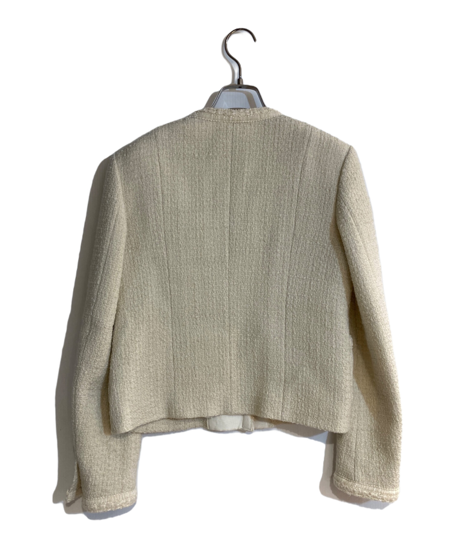 中古・古着通販】Plage (プラージュ) Tweedジャケット ベージュ サイズ