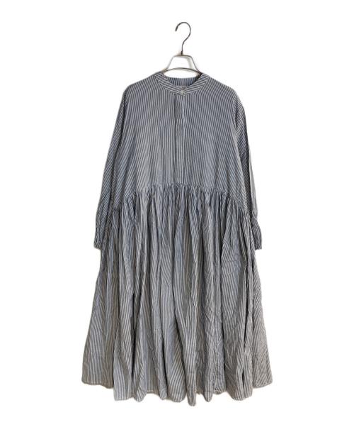 中古・古着通販】BEARDSLEY (ビアズリー) 先染めギャザーワンピース