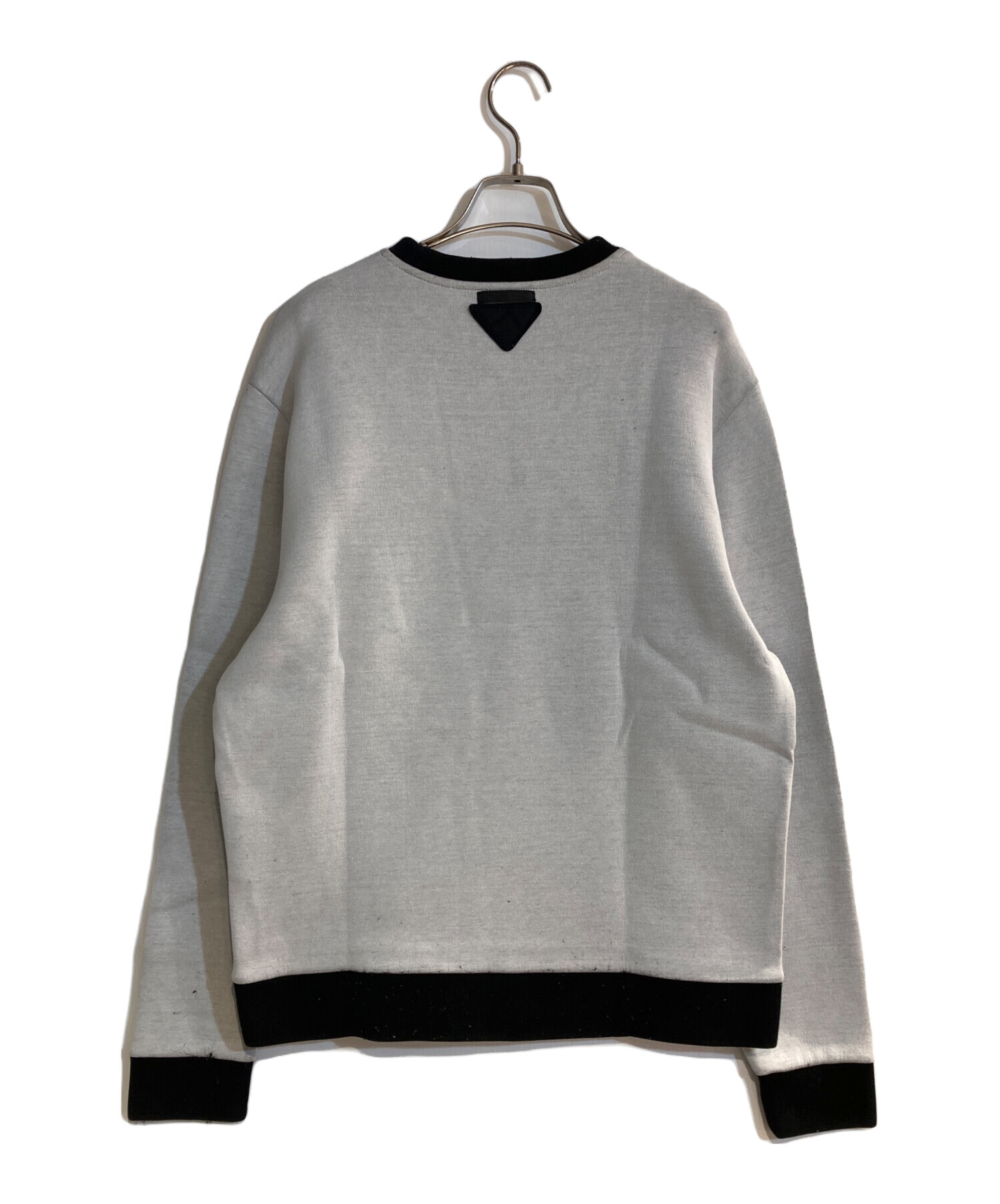 中古・古着通販】PRADA (プラダ) PRINTED SWEATER グレー サイズ:L