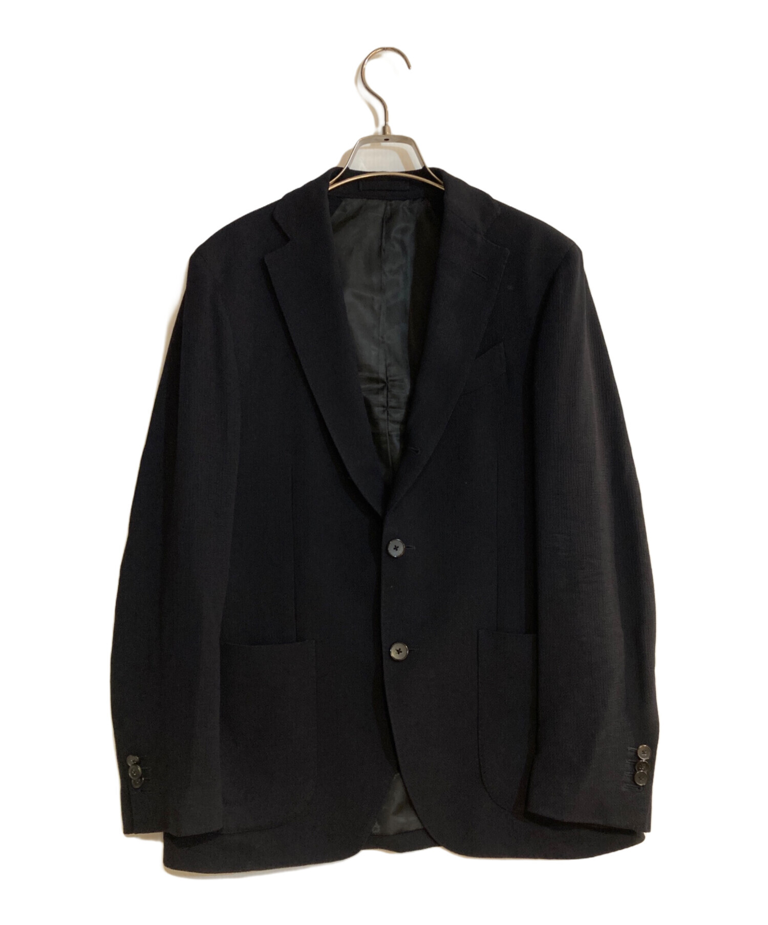 LARDINI ラルディーニ 3Bジャケット 48 パッカブル 中古・古着通販】LARDINI (ラルディーニ) 3Bジャケット ネイビー