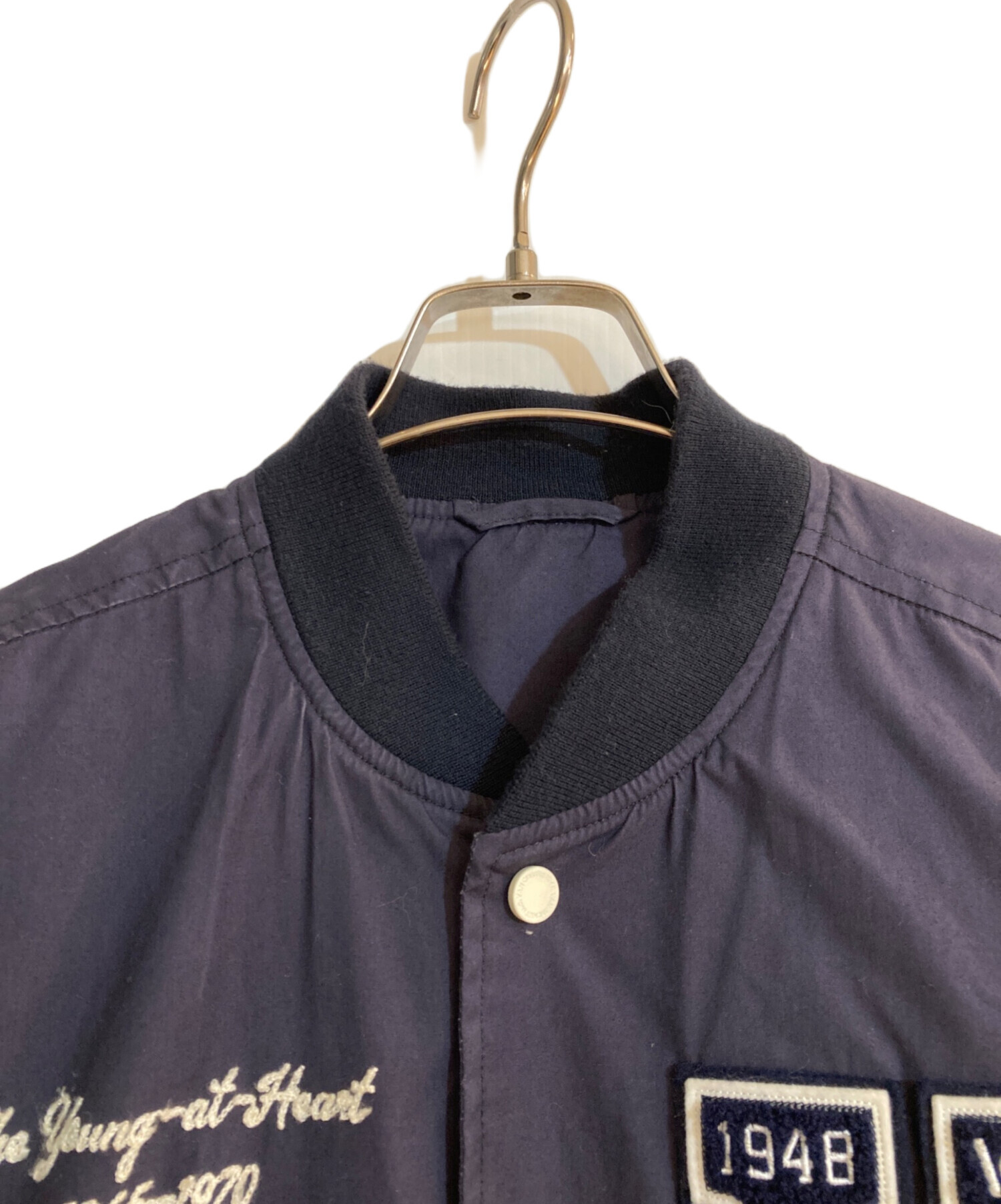 VAN スタジャン ネイビー/アイボリー　サイズL VAN スタジャン ネイビー/アイボリーサイズL