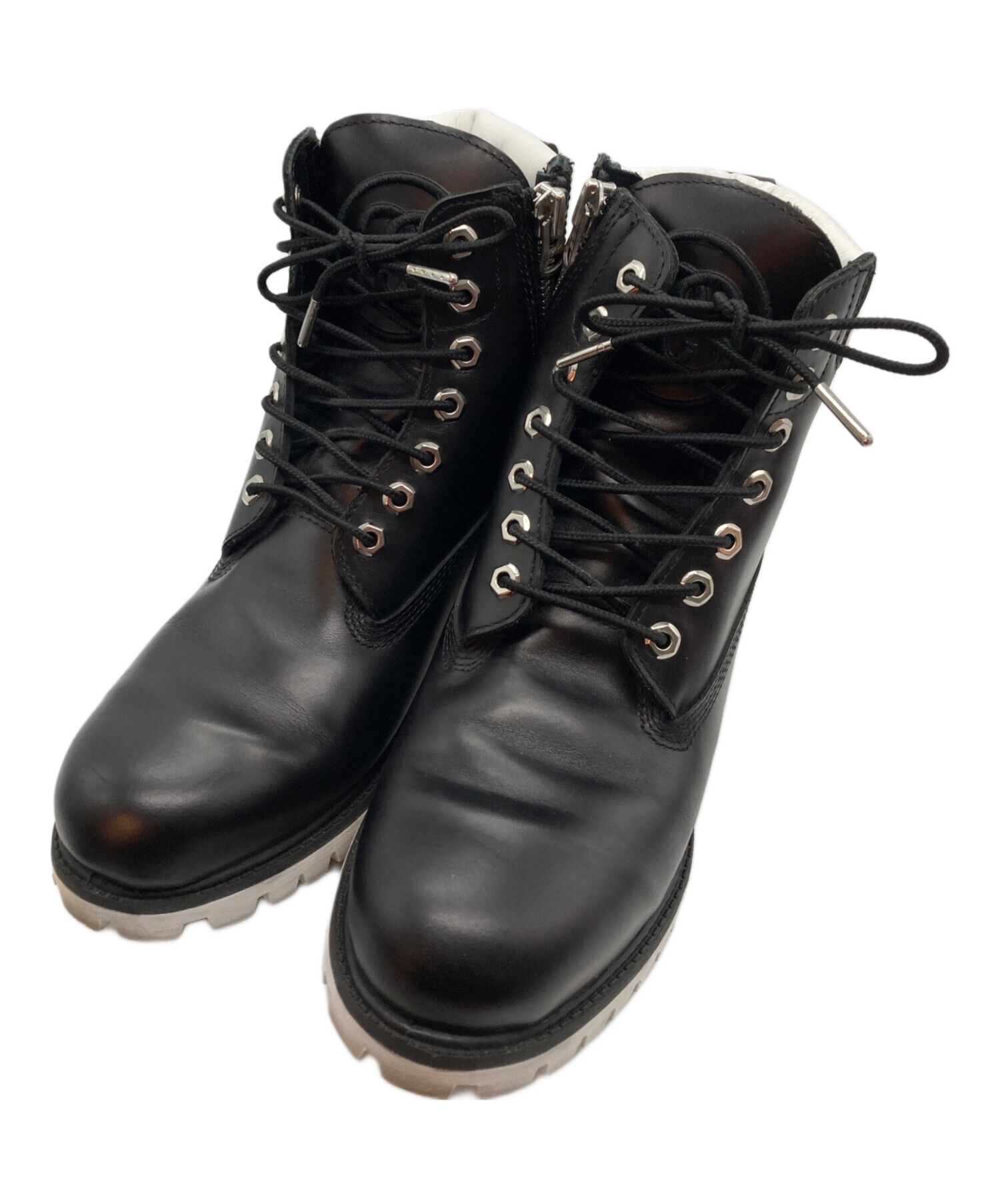 STUSSY×Timberland 黒 ハイカットブーツ 中古・古着通販】Timberland (ティンバーランド) stussy (ステューシー