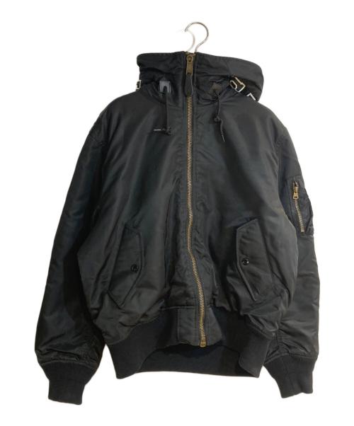 ジャケット・アウター Supreme Hooded MA-1 black 中古・古着通販】Supreme (シュプリーム) 21AW Supreme Hooded MA-1