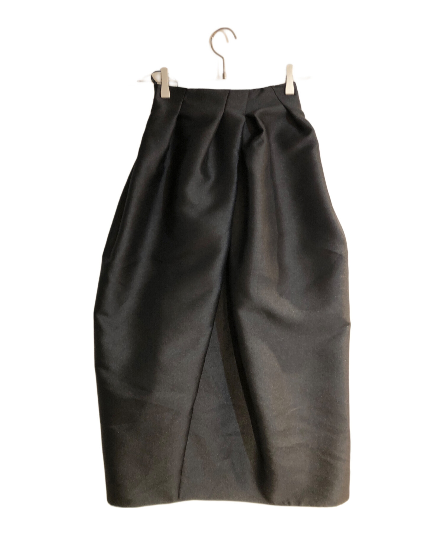 極美品✨️ 【KEISUZUKI】DALI skirt-ダリ-スカート ブラック 中古・古着通販】KEISUZUKI (ケイスズキ) ポリエステルダリスカート