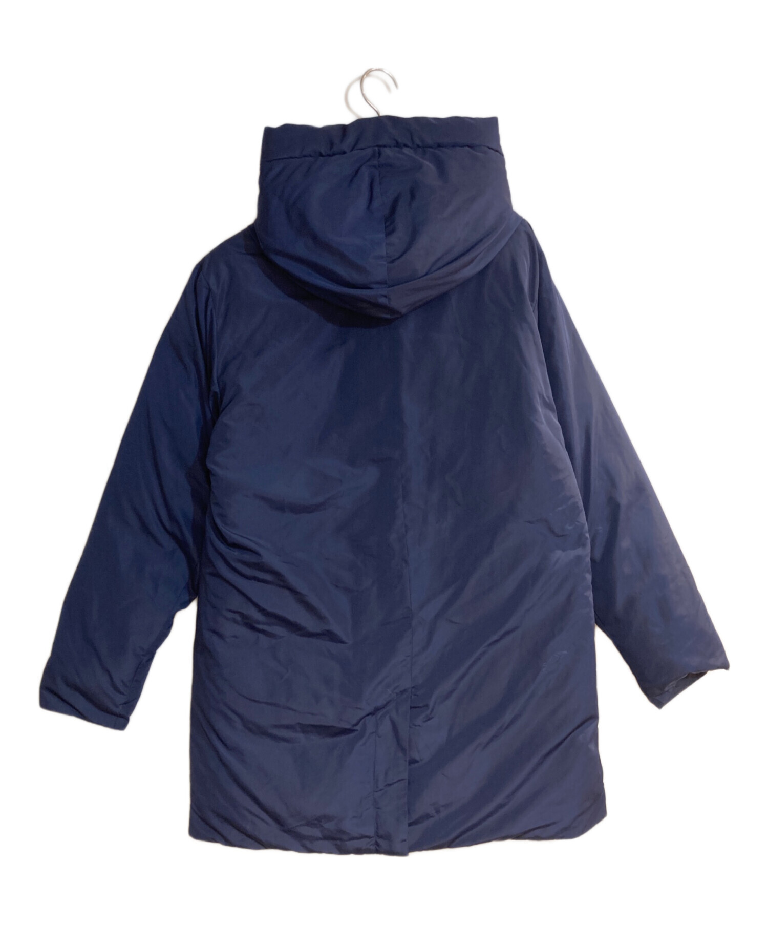 中古・古着通販】AKM (エーケーエム) ダウンラップコート ネイビー