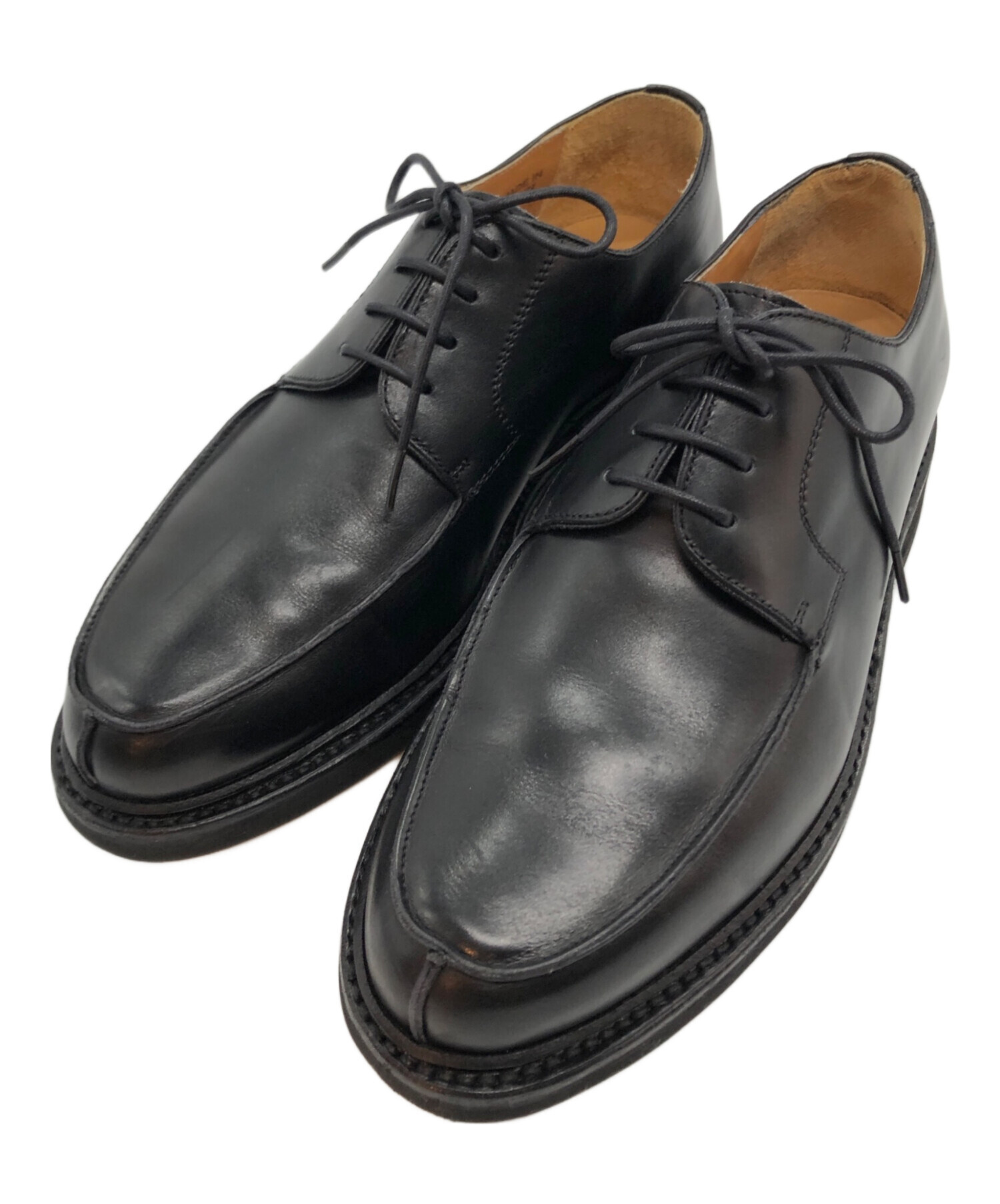 中古・古着通販】berwick (バーウィック) シボ革Uチップレザーシューズ