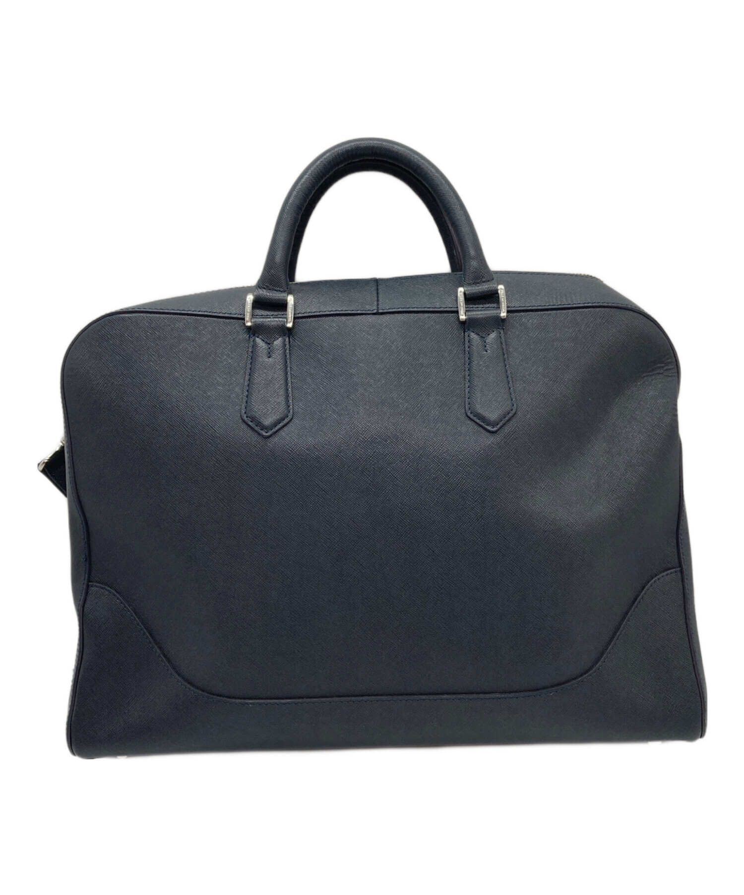 PELLE MORBIDA 2way ブリーフケース 黒　ショルダー　1層式 中古・古着通販】PELLE MORBIDA (ペッレモルビダ) 2WAYショルダー