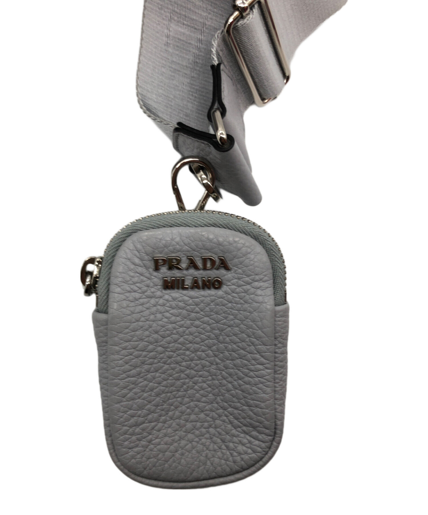 中古・古着通販】PRADA (プラダ) ショルダーバッグ スカイブルー