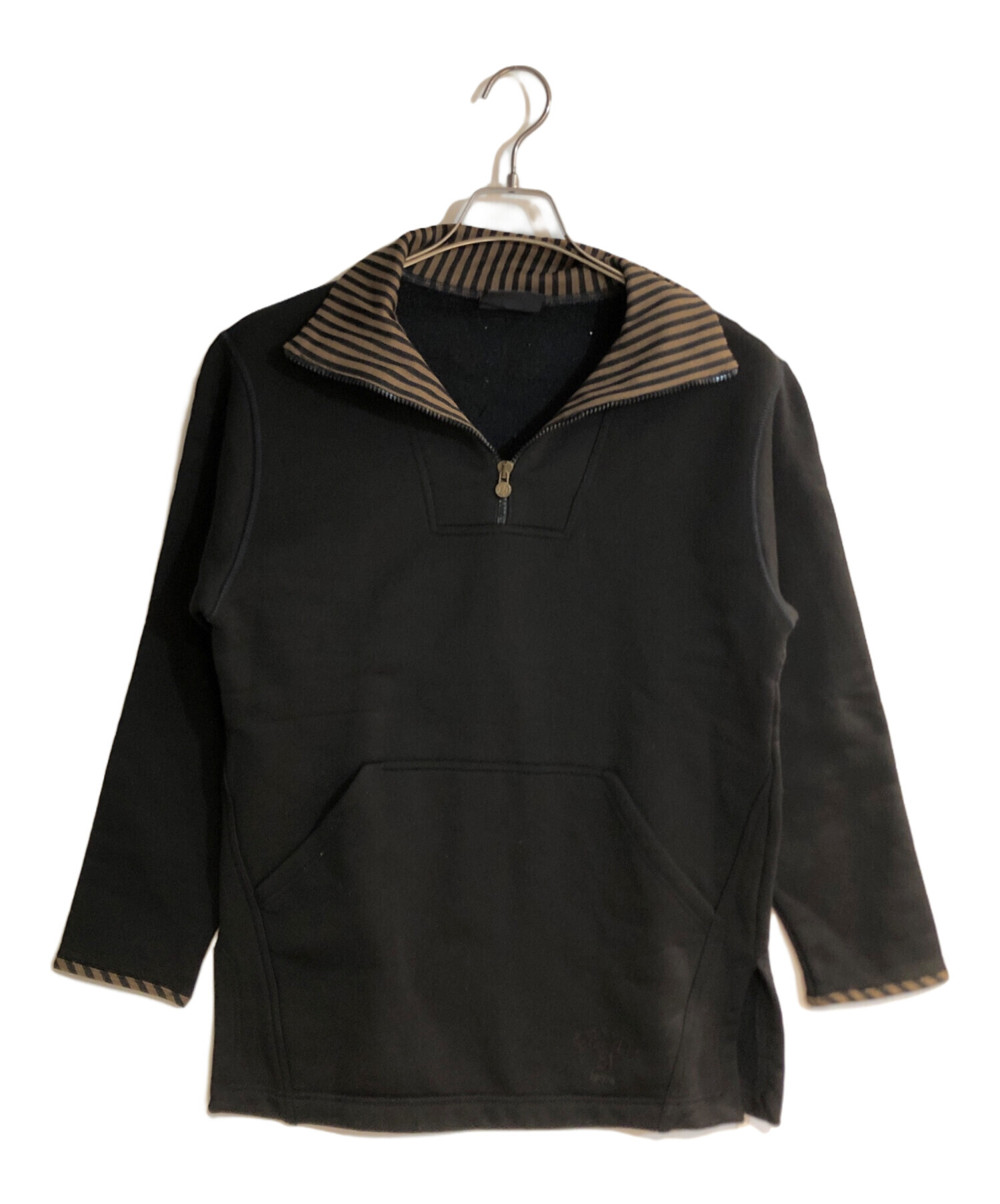 中古・古着通販】FENDI (フェンディ) ロゴ刺繍ハーフジップスウェット