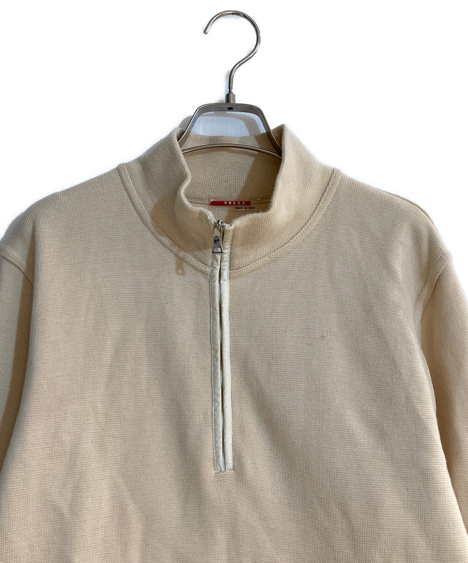 中古・古着通販】PRADA SPORTS (プラダスポーツ) ハーフジップニット