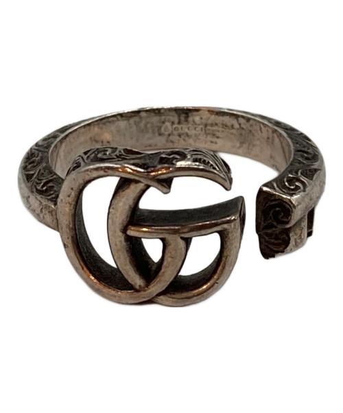 中古・古着通販】GUCCI (グッチ) アラベスクダブルGリング シルバー