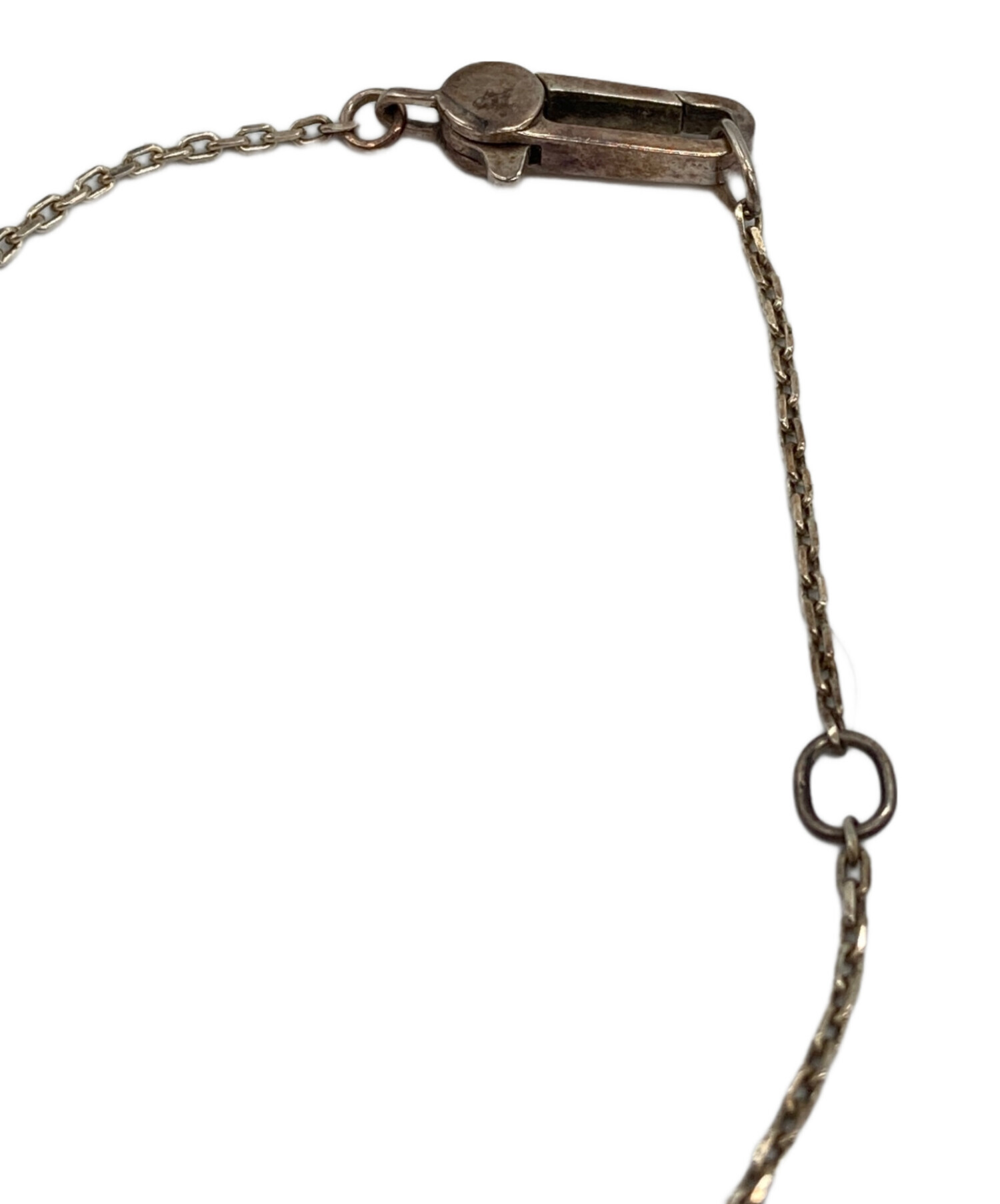 中古・古着通販】GUCCI (グッチ) スクエアプレートネックレス シルバー