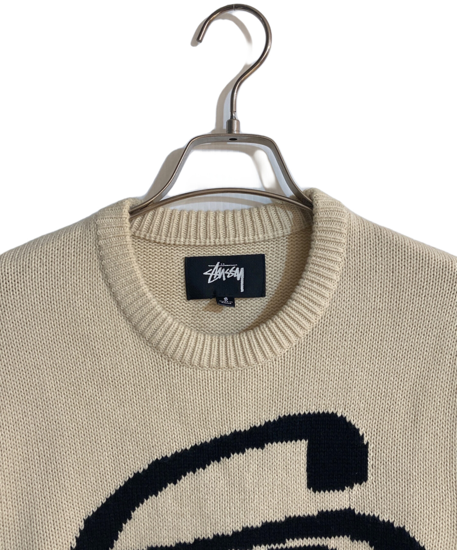 中古・古着通販】stussy (ステューシー) CURLY S SWEATER/カリーエス