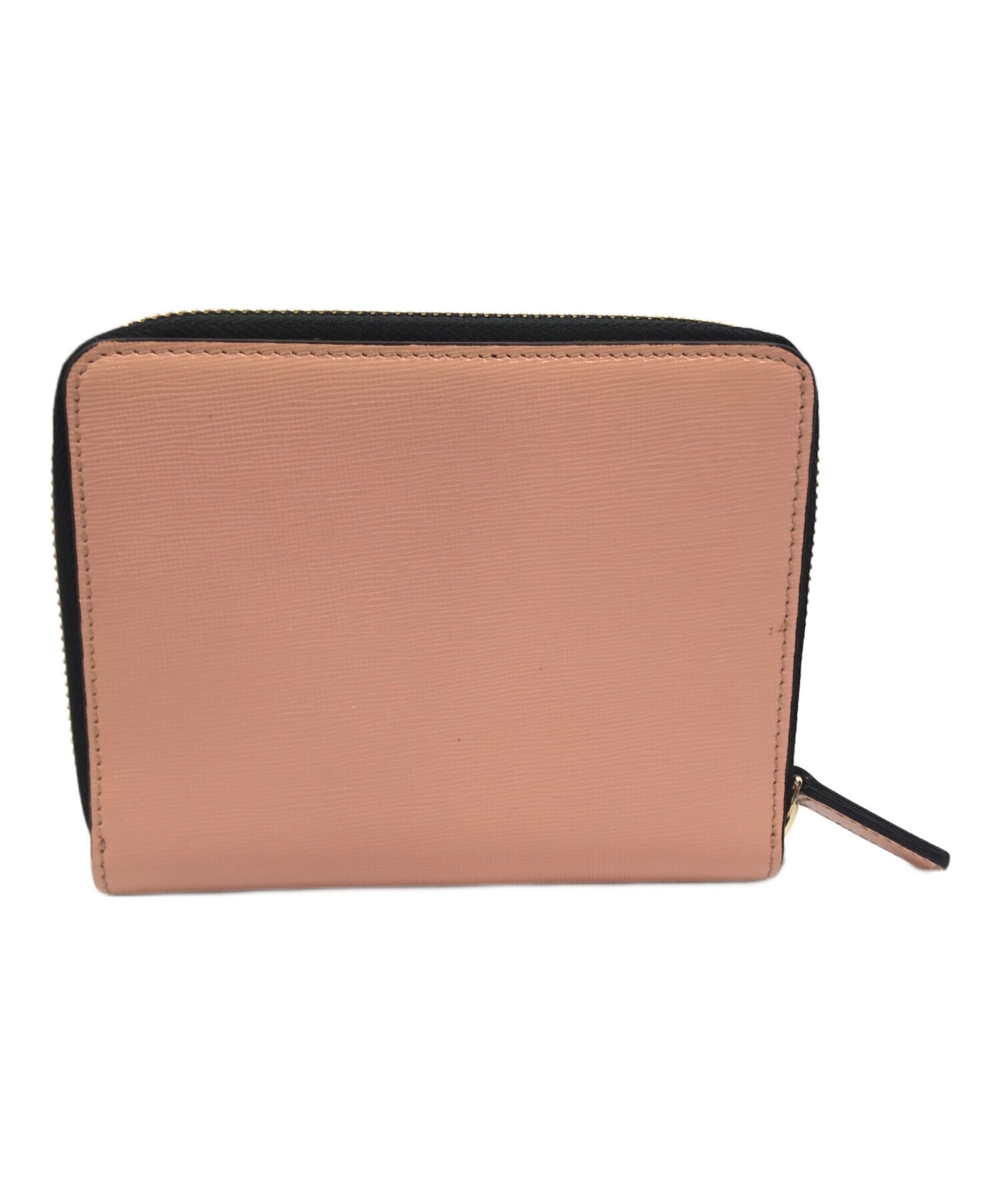 VERSACE ヴェルサーチ 財布・ケース レディース 【古着】【中古】 中古・古着通販】VERSACE (ヴェルサーチェ) Vモチーフラウンドジップ