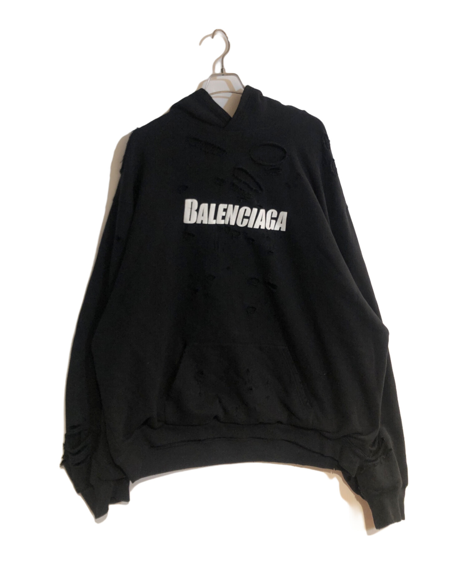 中古・古着通販】BALENCIAGA (バレンシアガ) デストロイ加工プル