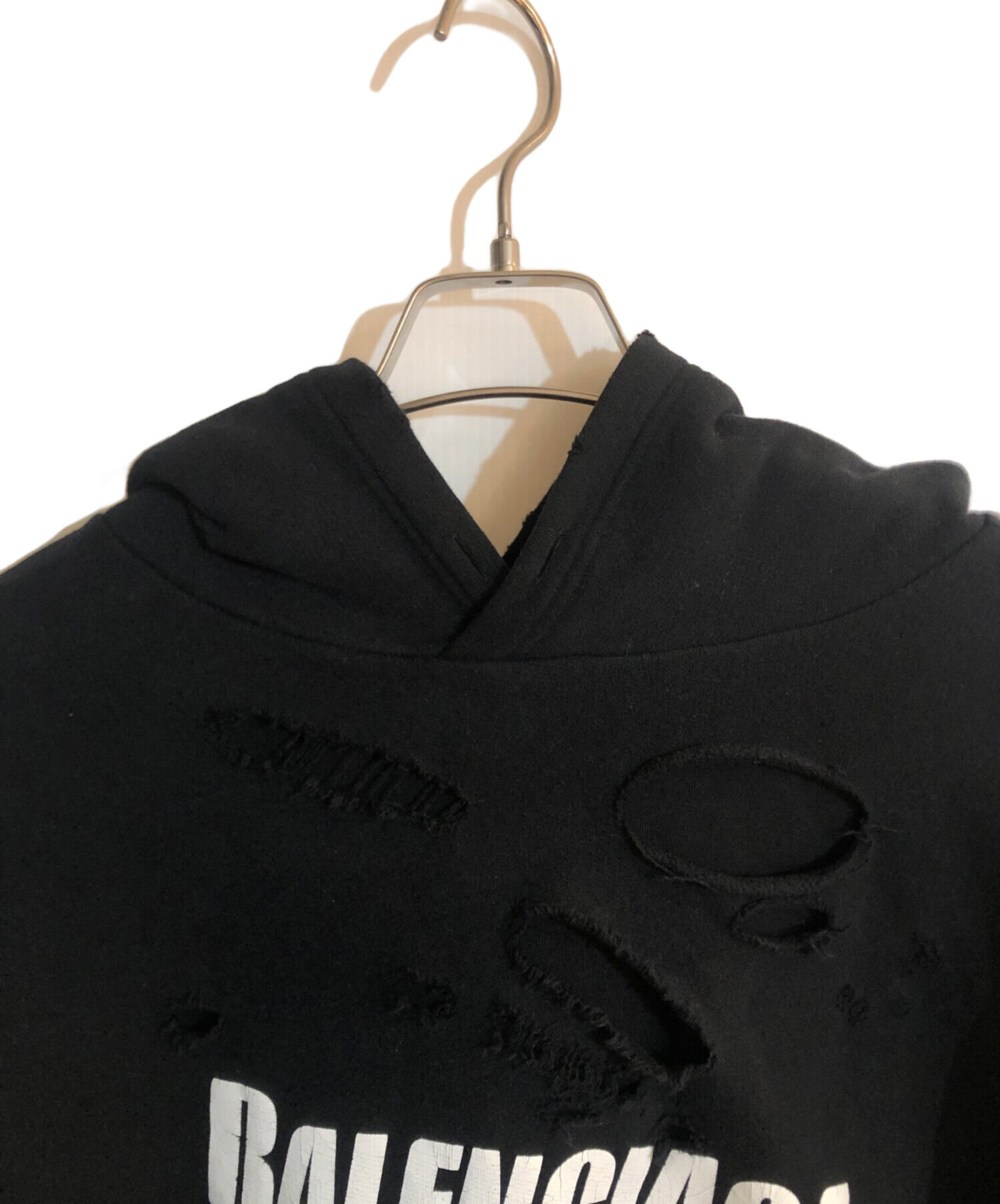 中古・古着通販】BALENCIAGA (バレンシアガ) デストロイ加工プル