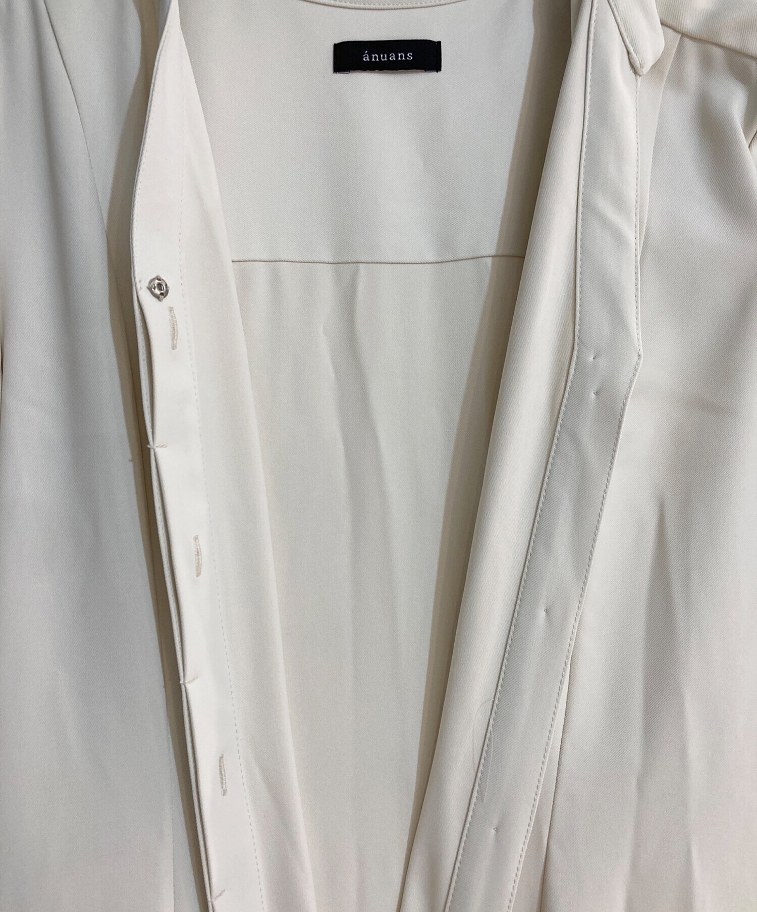 中古・古着通販】anuans (アニュアンス) スキッパーネックスリット