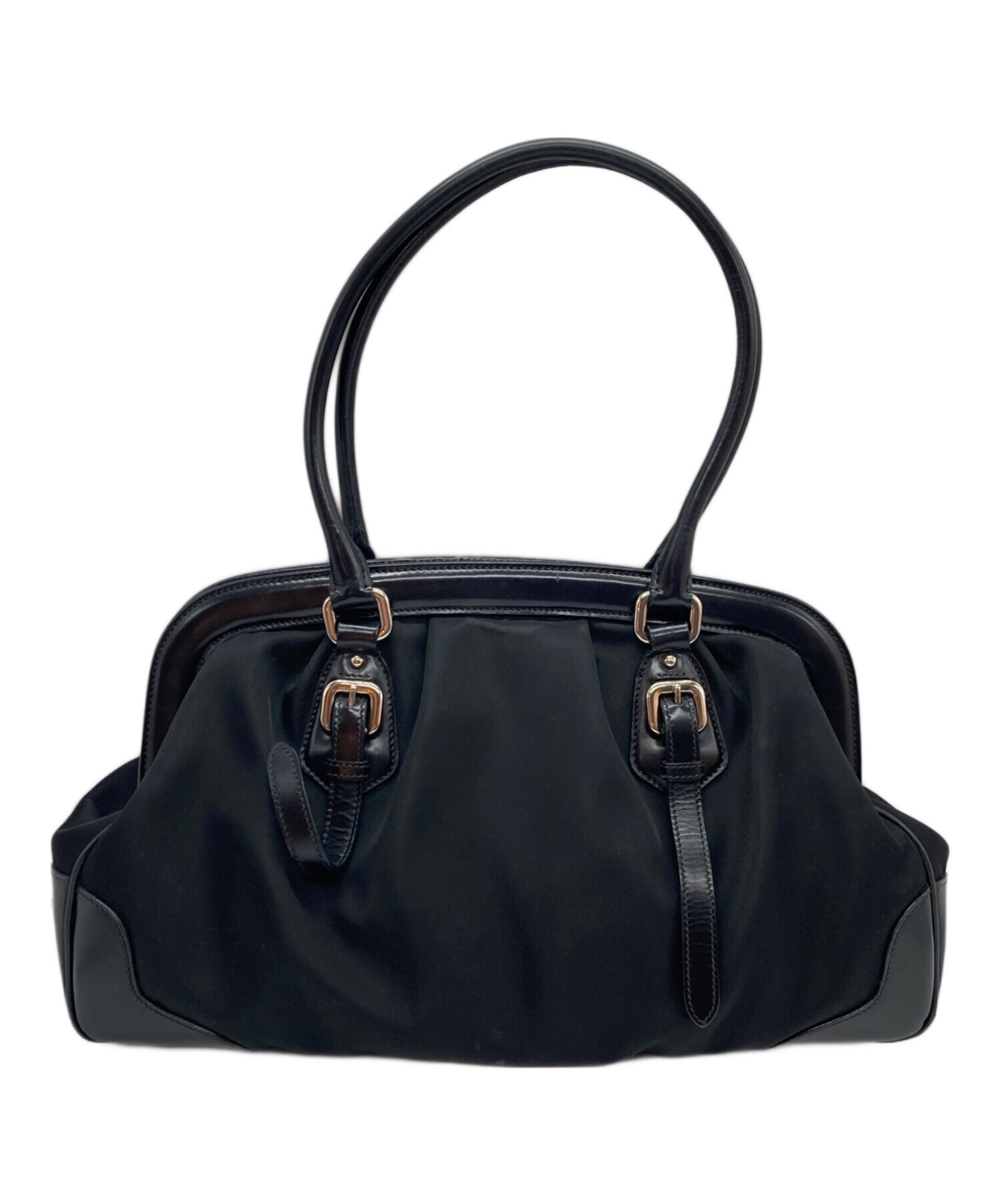 中古・古着通販】PRADA (プラダ) がま口ドクターズナイロンバッグ