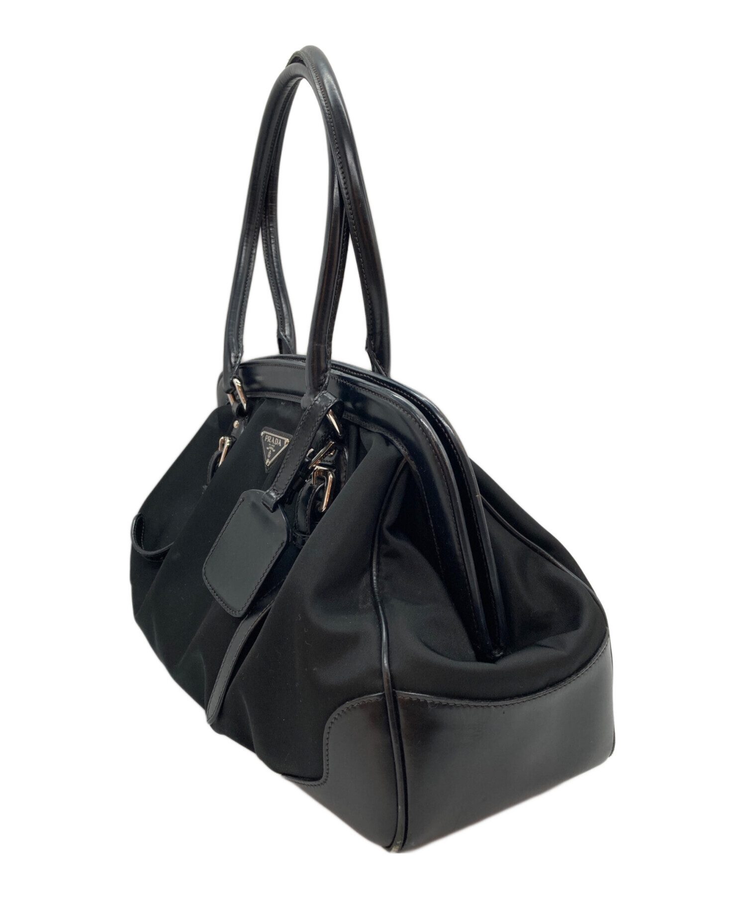 中古・古着通販】PRADA (プラダ) がま口ドクターズナイロンバッグ