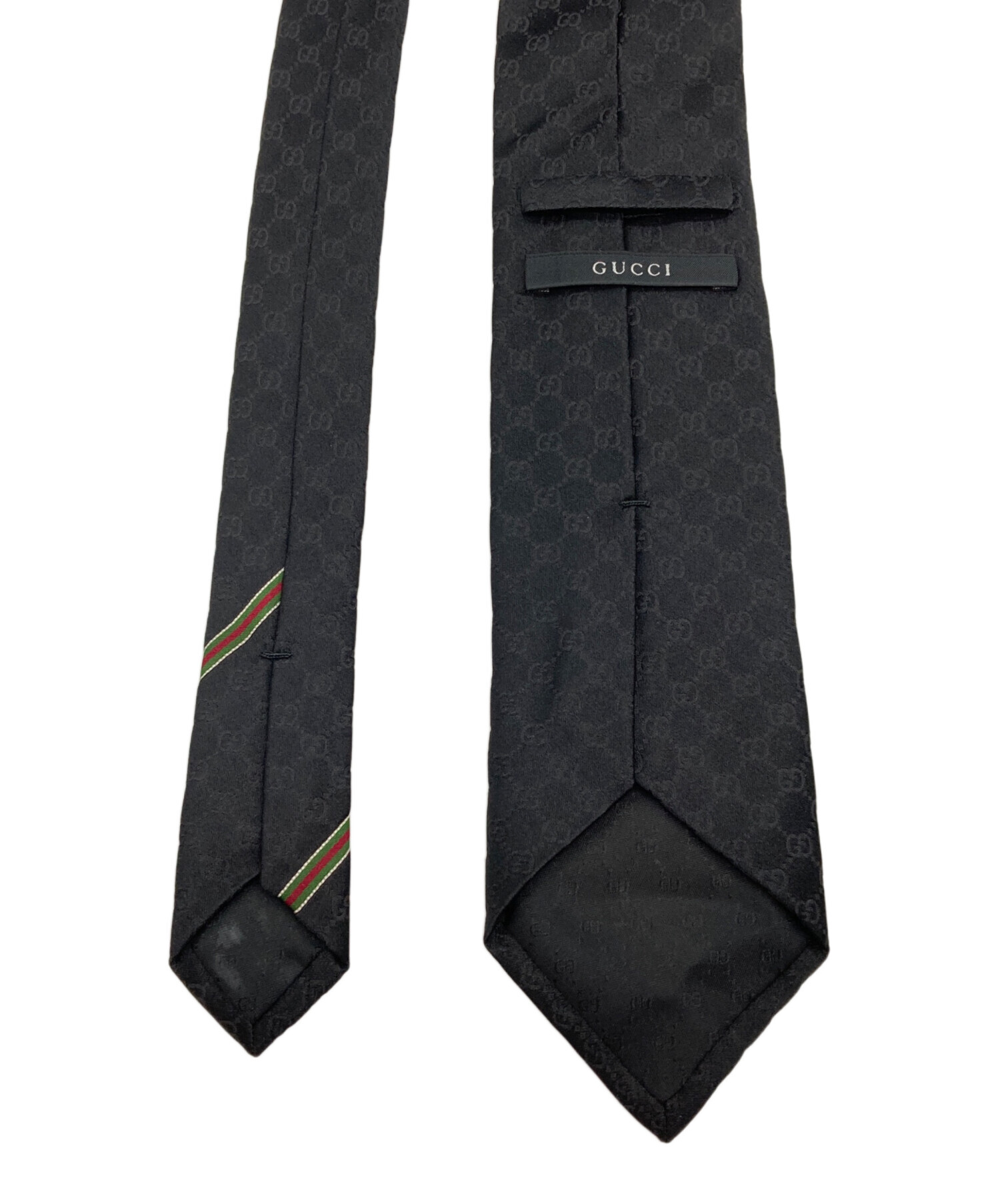 中古・古着通販】GUCCI (グッチ) GGシェリーラインシルクネクタイ