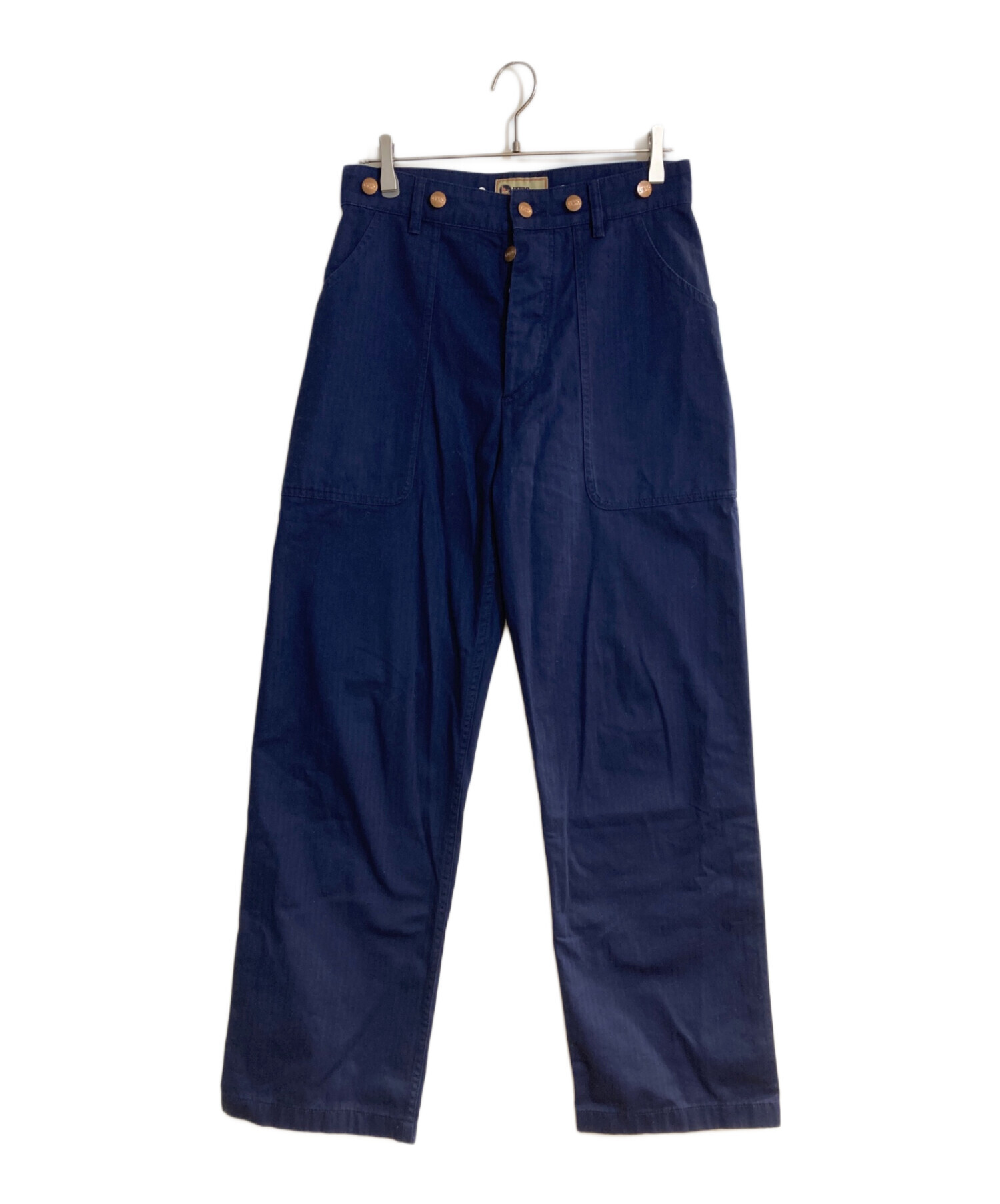 Nigel Cabourn 初期 旧タグ 2tuck cotton chino 中古・古着通販】NIGEL CABOURN (ナイジェルケーボン) NEW BASIC CHINO
