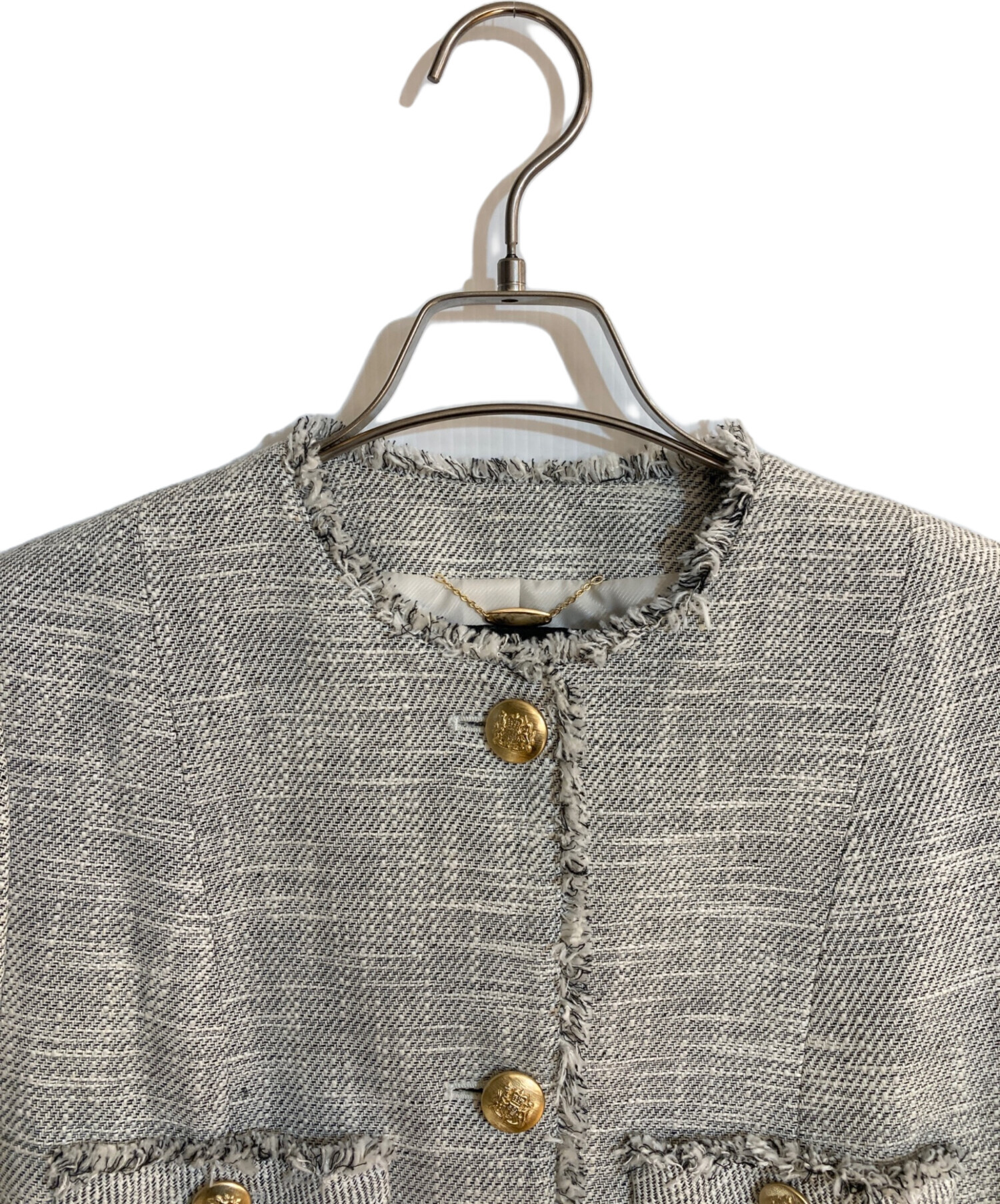 中古・古着通販】allureville (アルアバイル) スラブツイードクルー