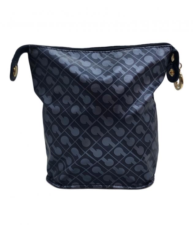 miyo ✨美品✨ ゲラルディーニ 総柄 ナイロン ワンショルダー ネイビ 中古・古着通販】GHERARDINI (ゲラルディーニ) ソフティワンショルダー