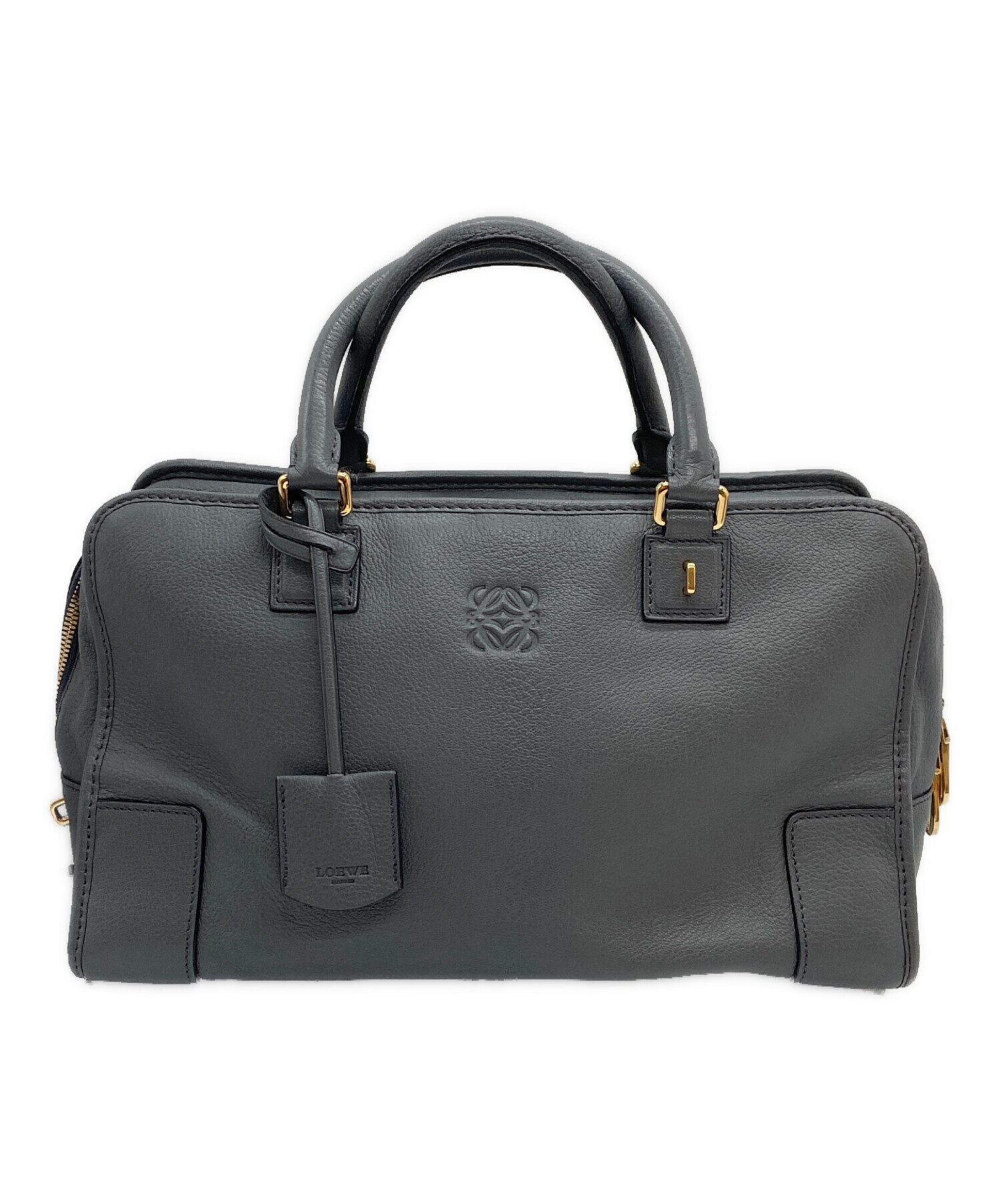 中古・古着通販】LOEWE (ロエベ) アマソナ28ハンドバッグ ブルー 