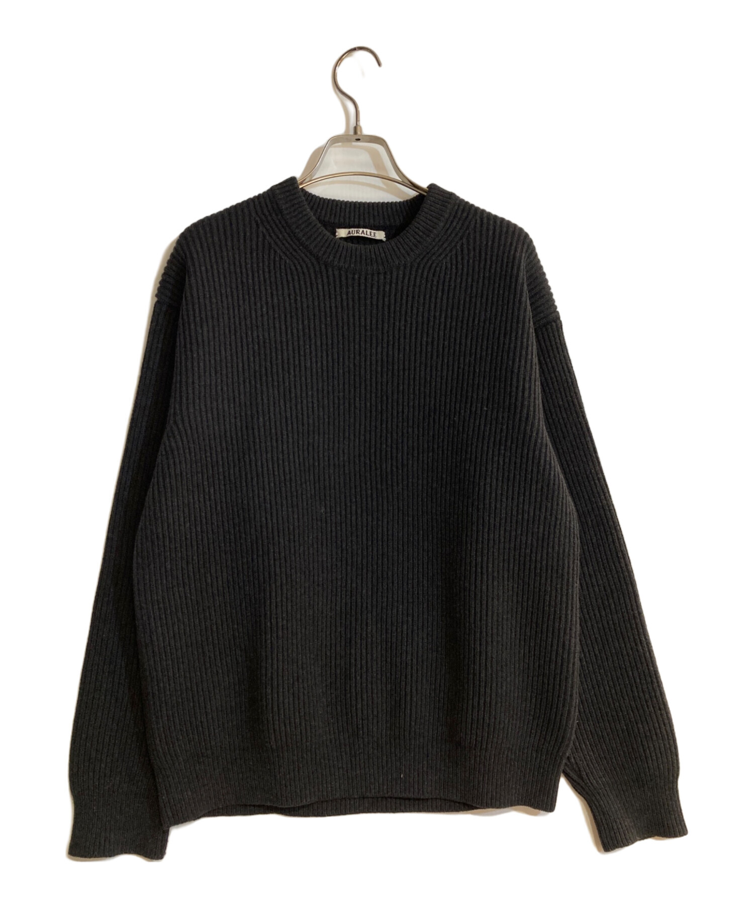 中古・古着通販】AURALEE (オーラリー) SUPER FINE WOOL RIB KNIT BIG