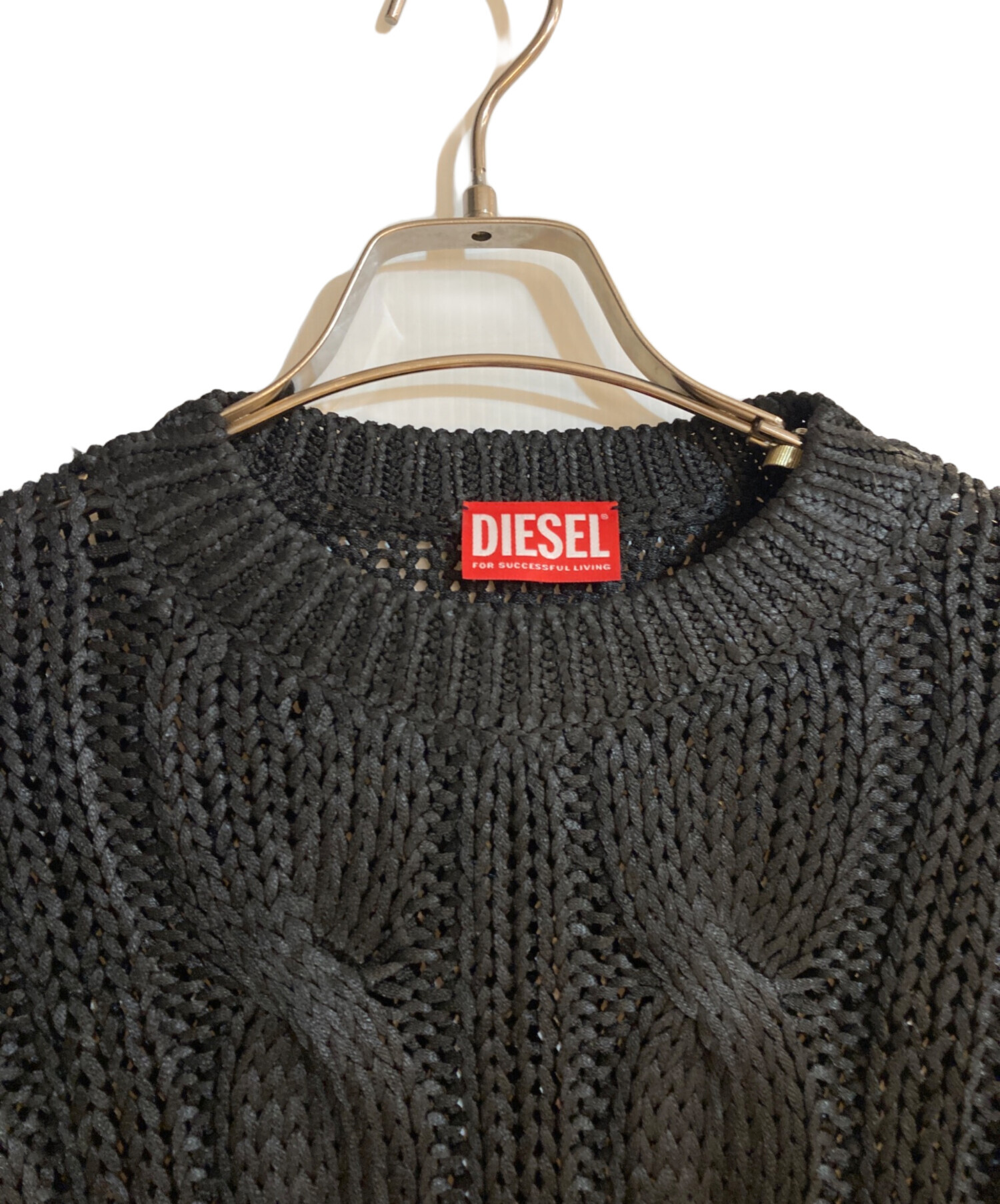 中古・古着通販】DIESEL (ディーゼル) K-MICHIUニット ブラック サイズ