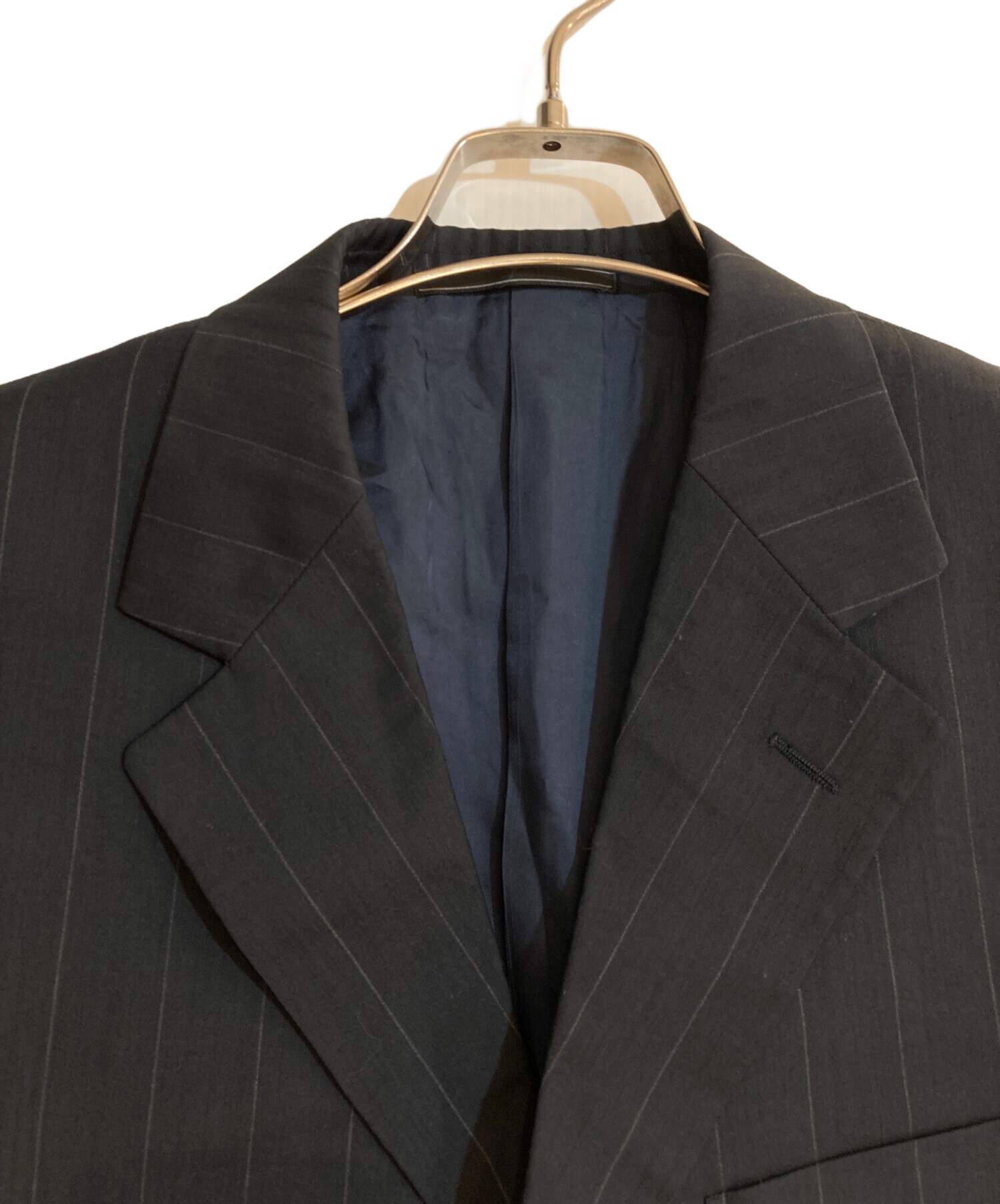 【GUCCI（グッチ）】テーラードジャケット（SIZE:44R）※ネイビー グッチ テーラードジャケット Stretch Viscose Jacket 紺ブレザー