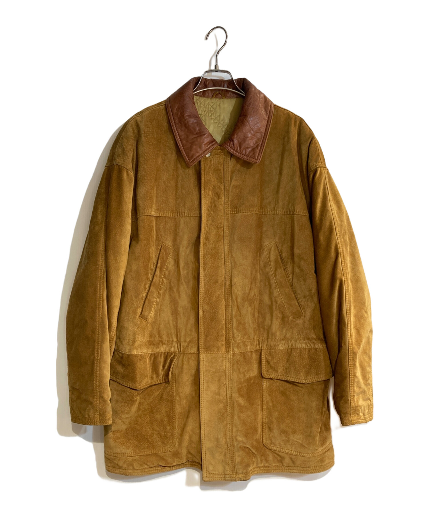 中古・古着通販】VALENTINO (ヴァレンティノ) 襟レザースウェード